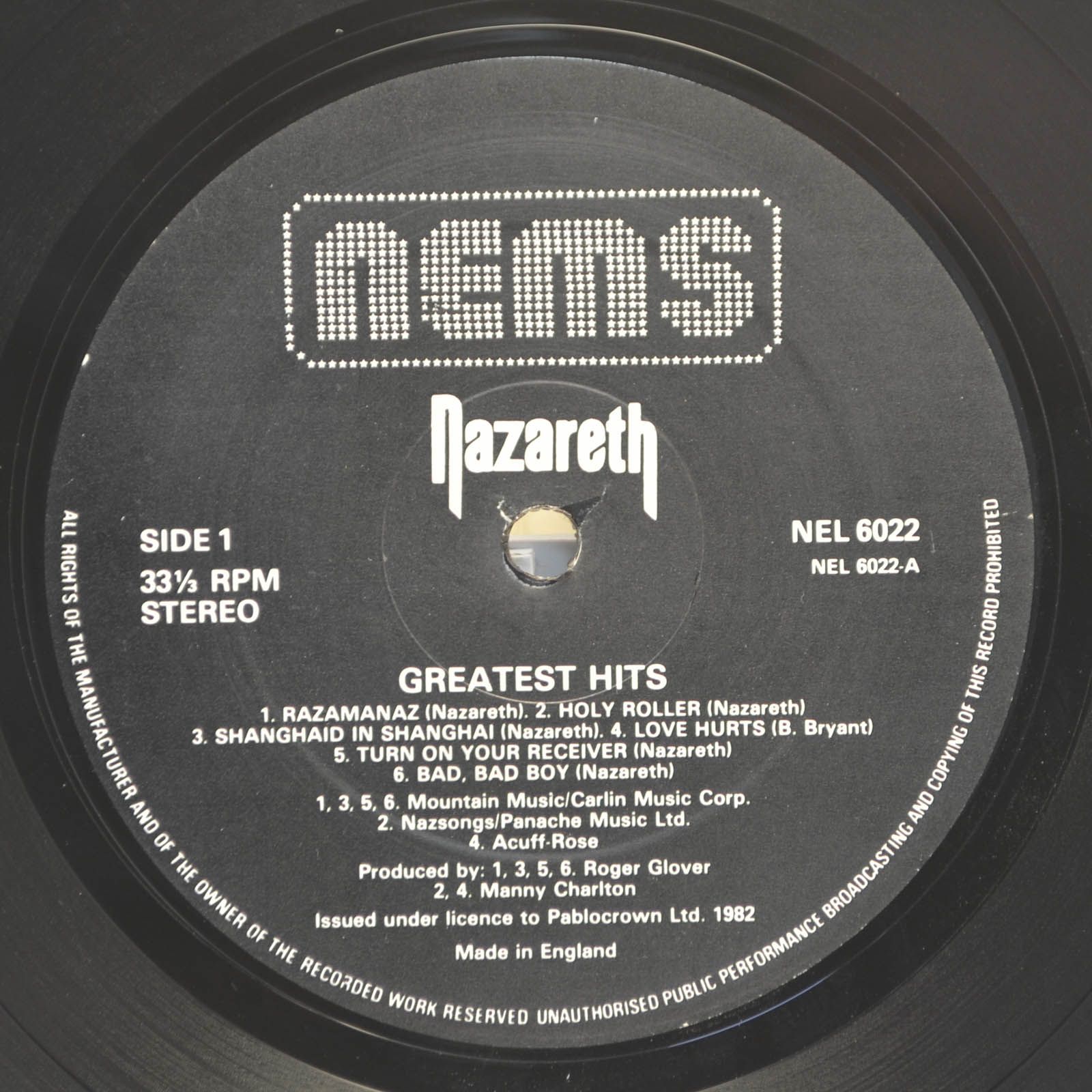 Nazareth — Greatest Hits (UK), 1975