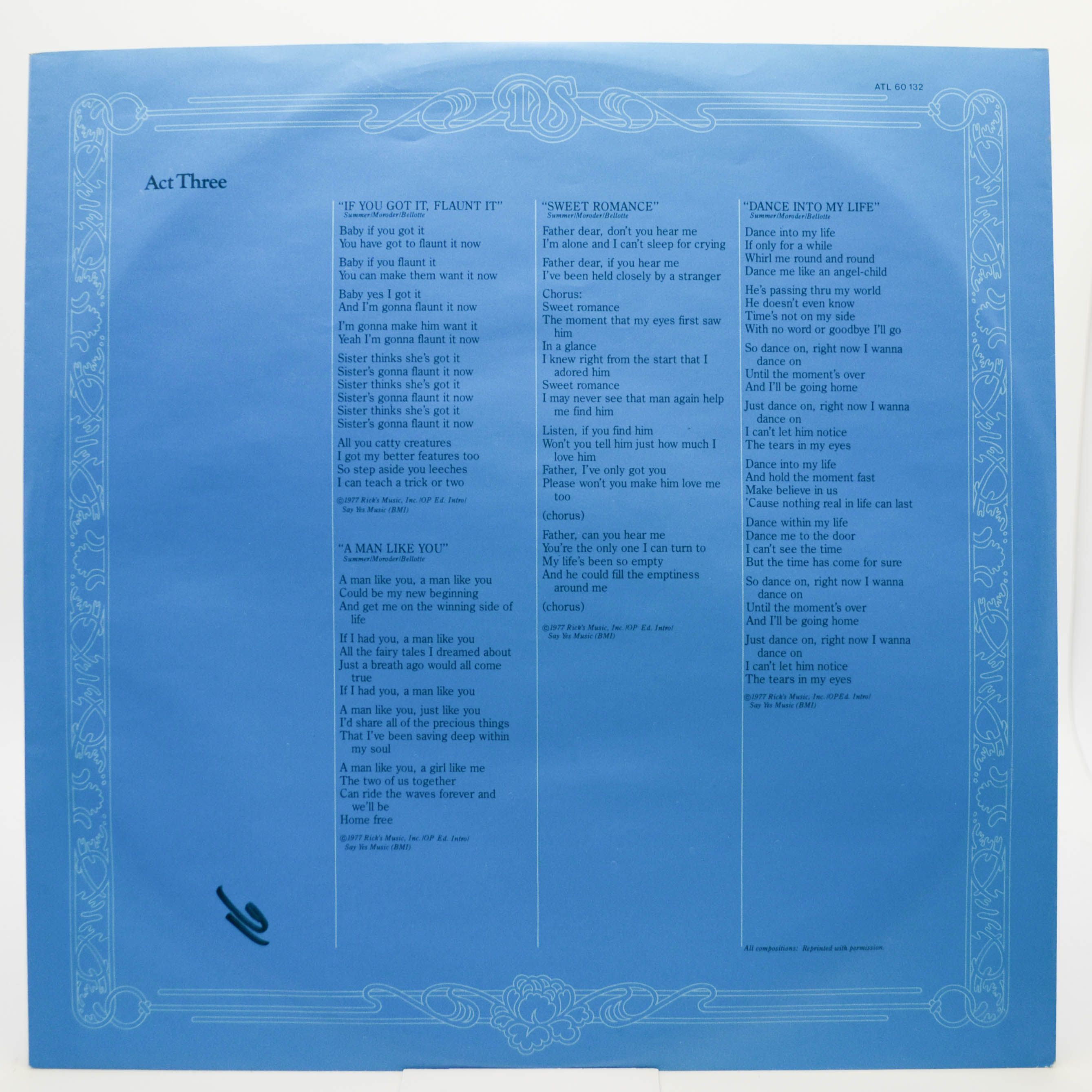 Donna Summer — Once Upon A Time... (2LP), 1977