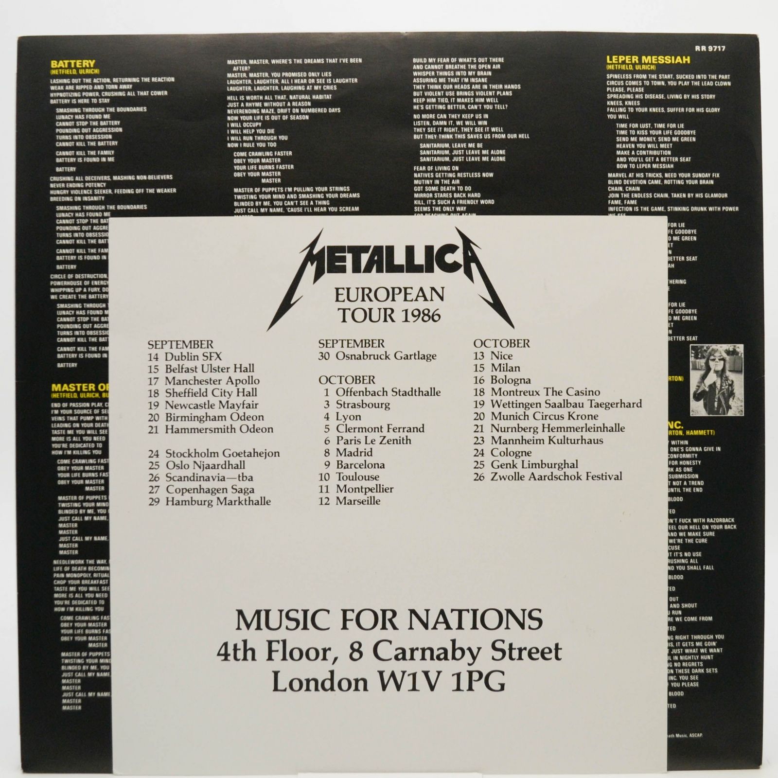 Metallica — Master Of Puppets, 1986