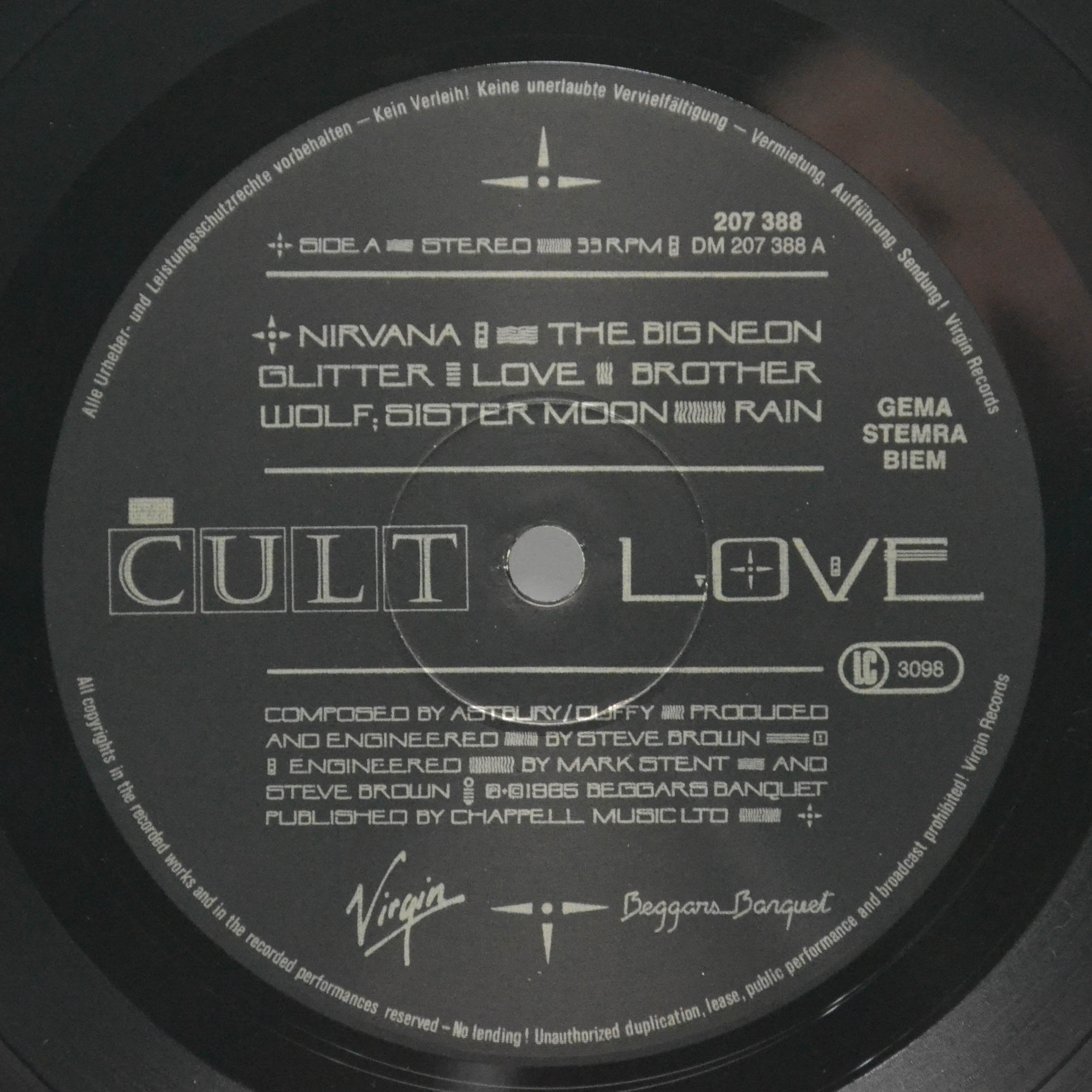 Cult — Love, 1985
