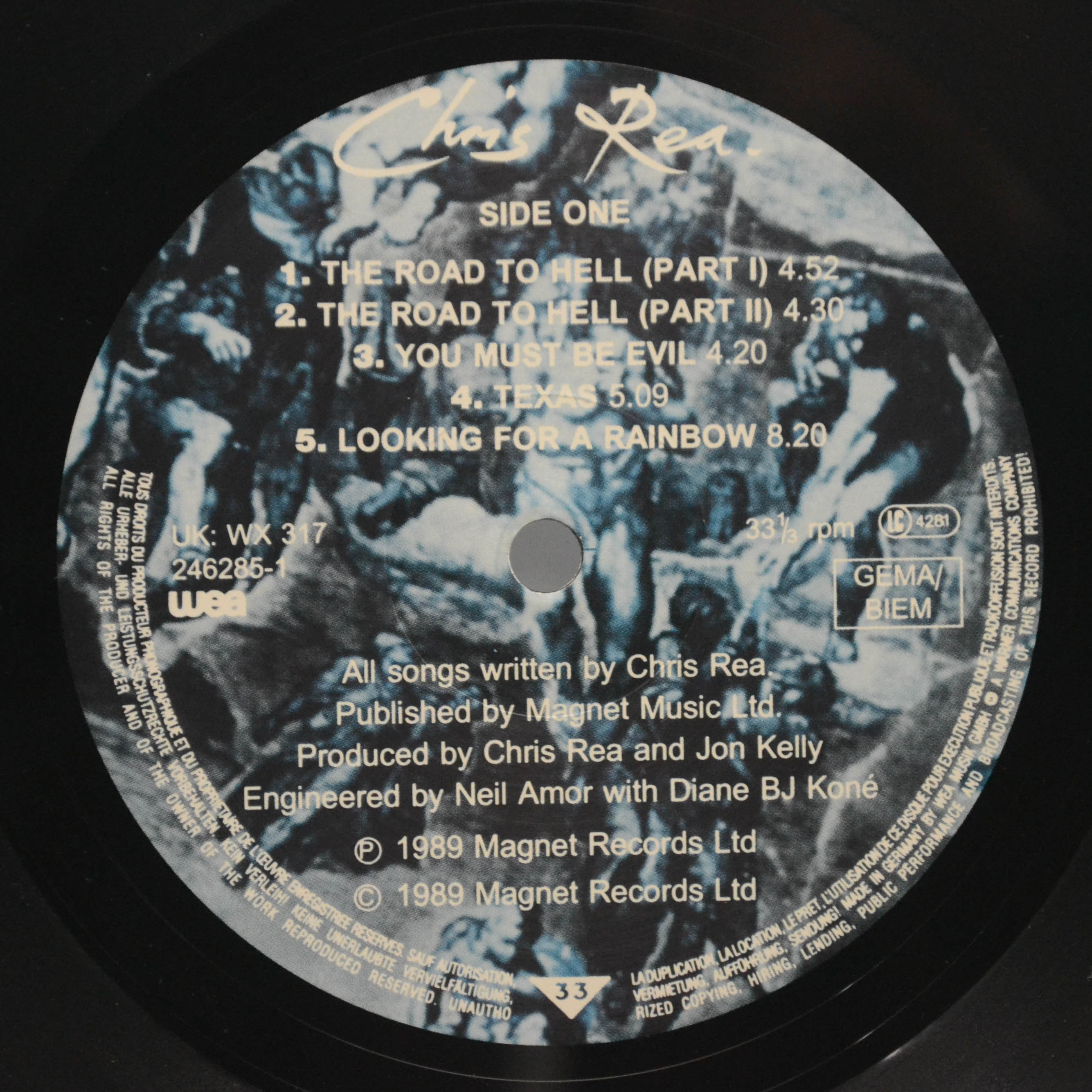 Chris Rea — The Road To Hell, 1989