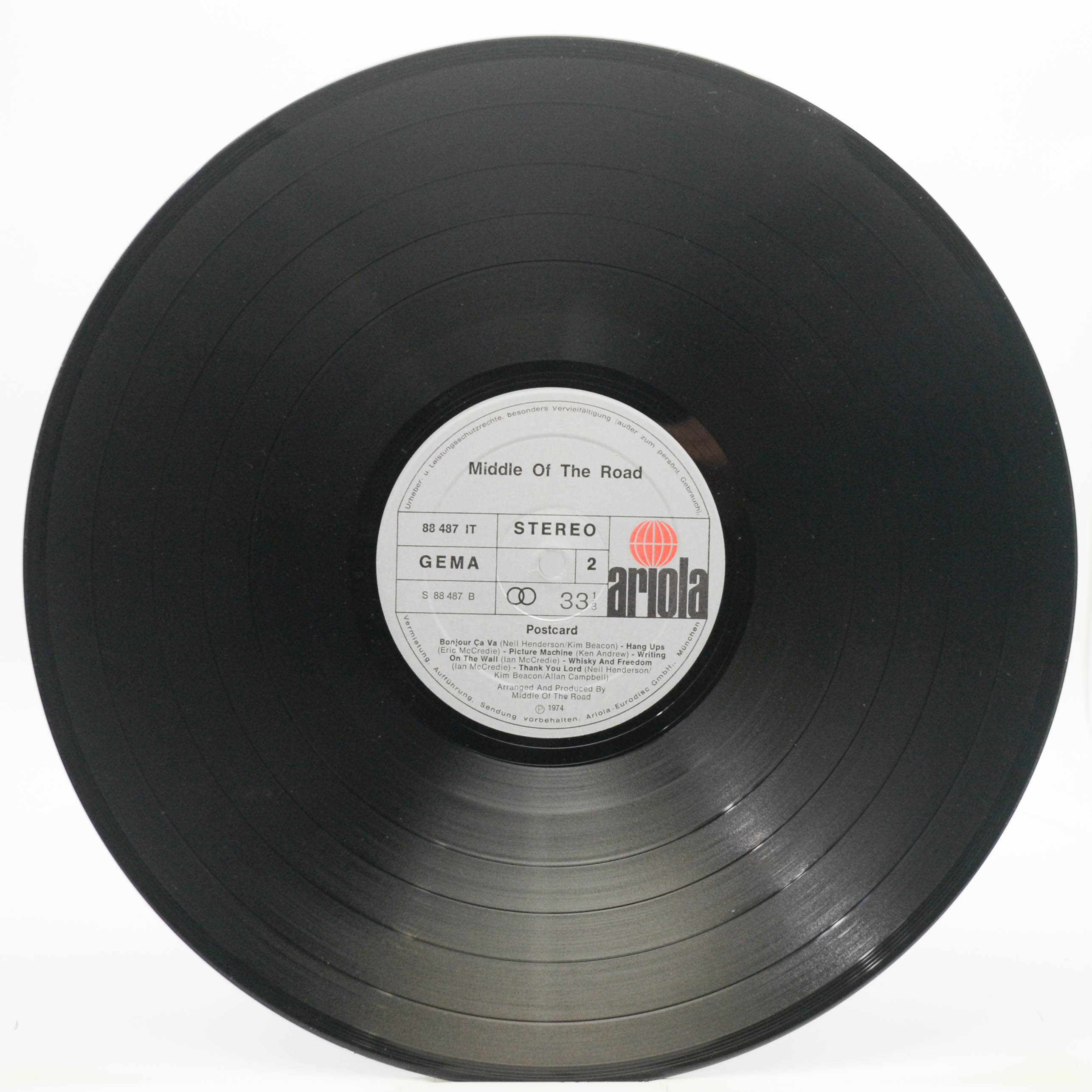 Middle Of The Road — Postcard, 1974