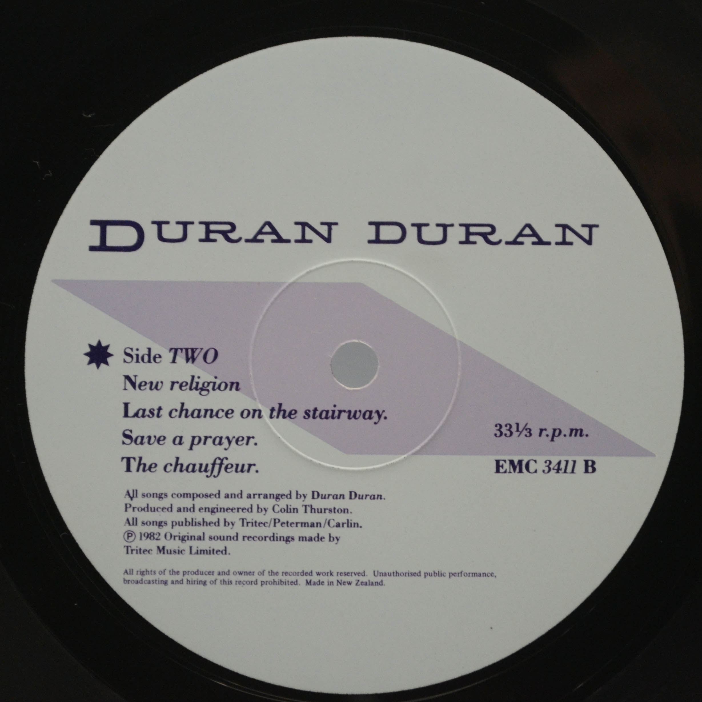 Виниловая пластинка Duran Duran — Rio, 1982