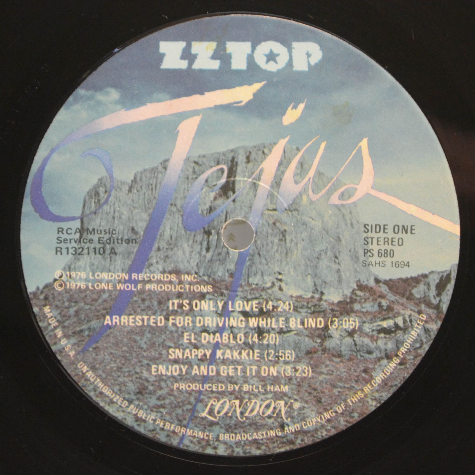 ZZ Top — Tejas (USA), 1976