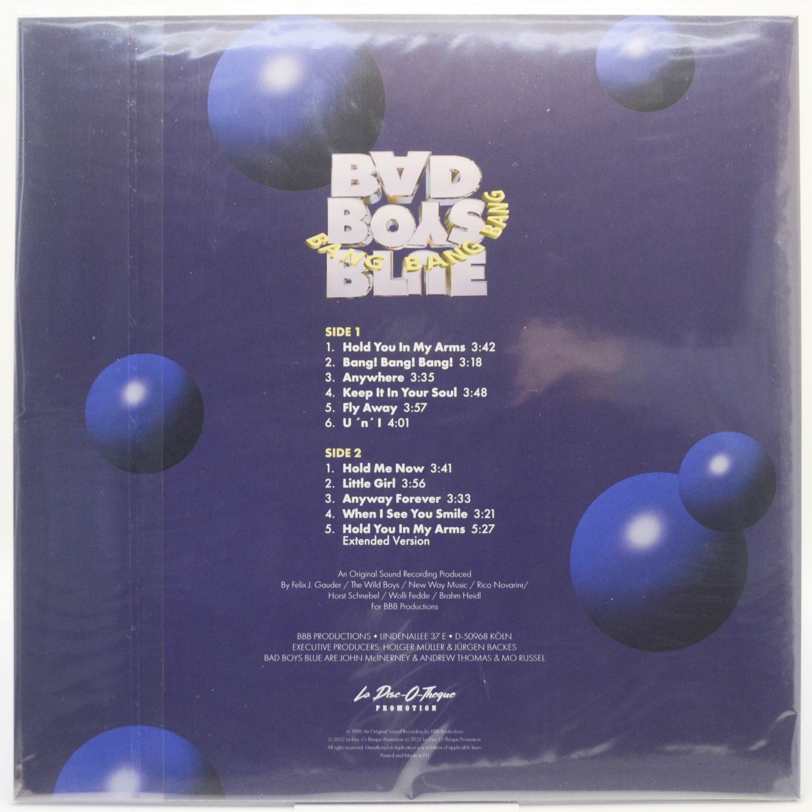 Bad Boys Blue — Bang Bang Bang, 1996