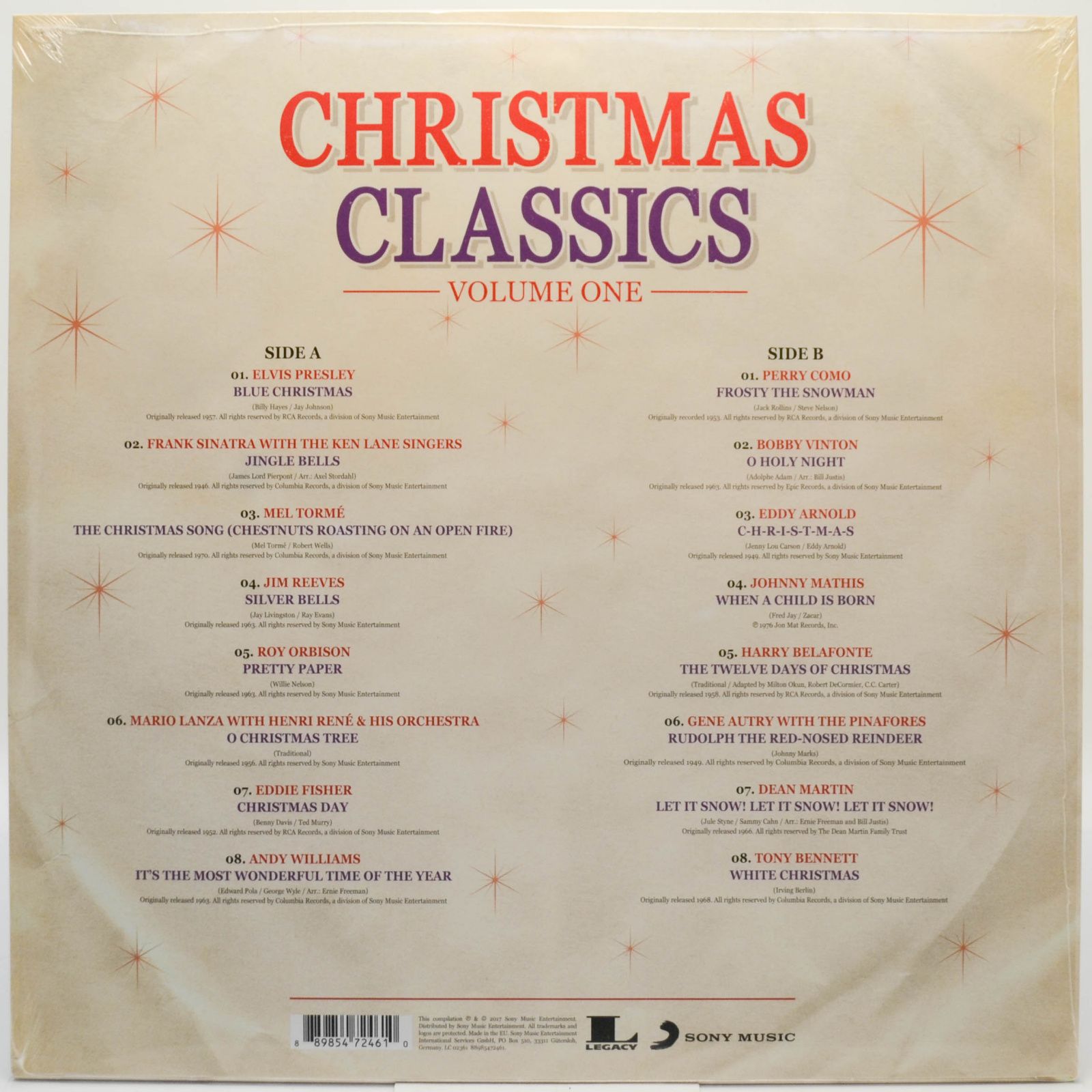 Various — Christmas Classics Volume One, 2017