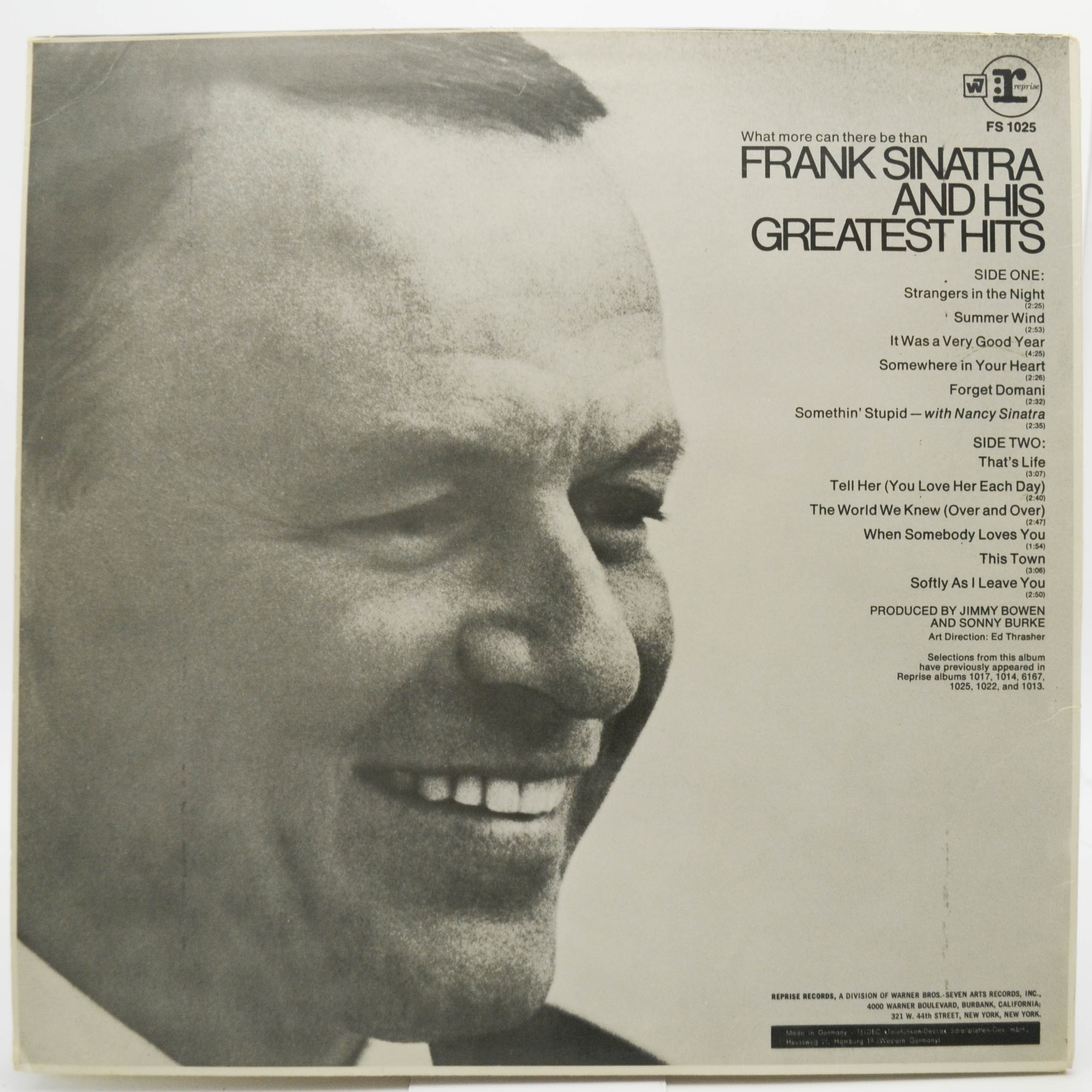 Frank Sinatra — Frank Sinatra's Greatest Hits!, 1968