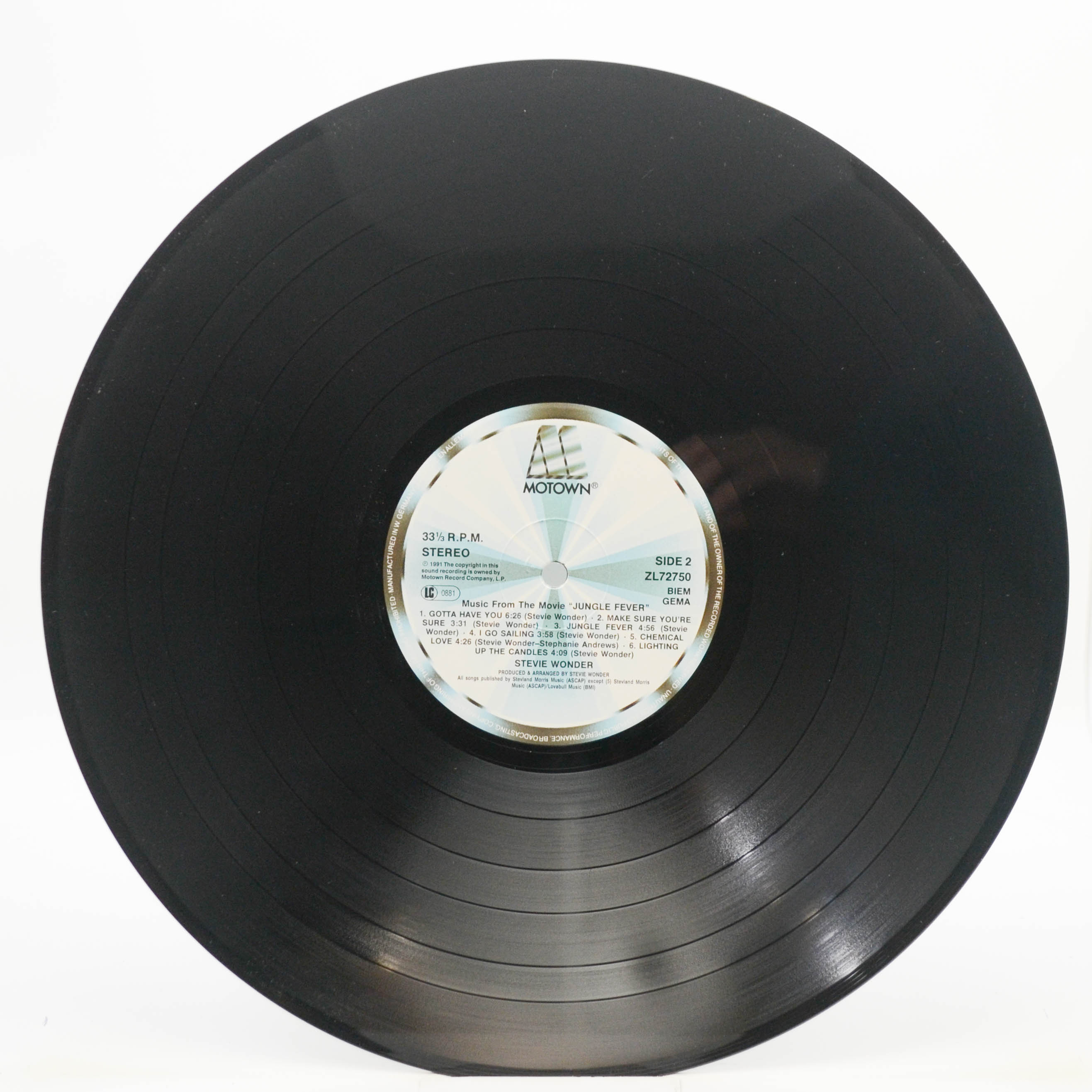 Stevie Wonder — Jungle Fever - Music From The Movie, 1991