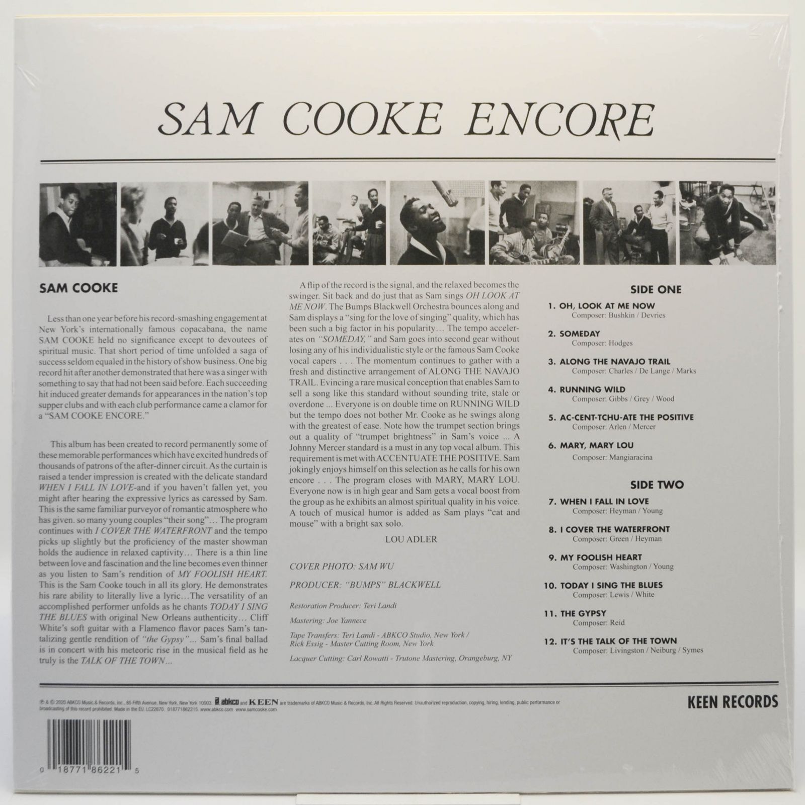 Sam Cooke — Encore, 1958