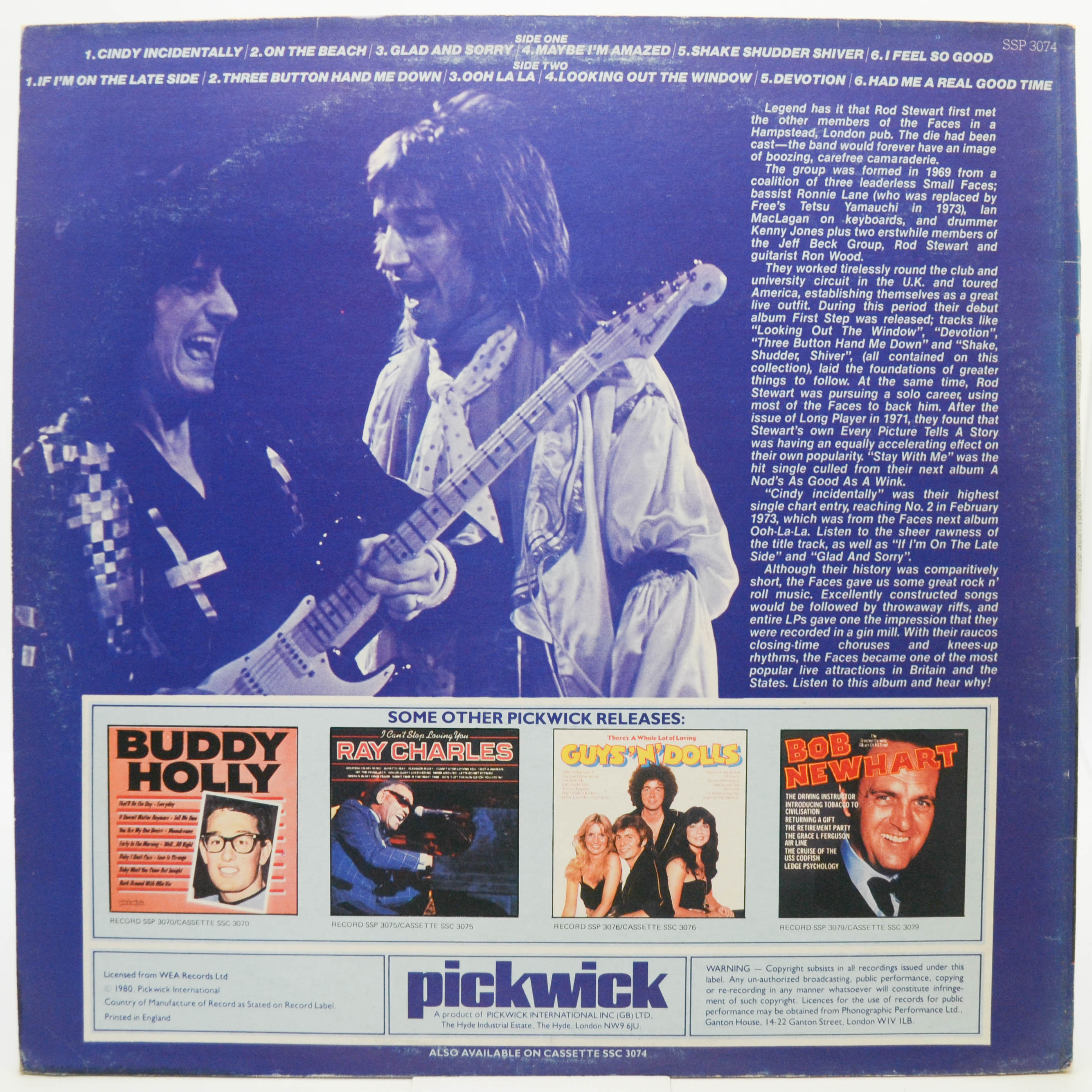 Faces Featuring Rod Stewart — The Faces Featuring Rod Stewart, 1980