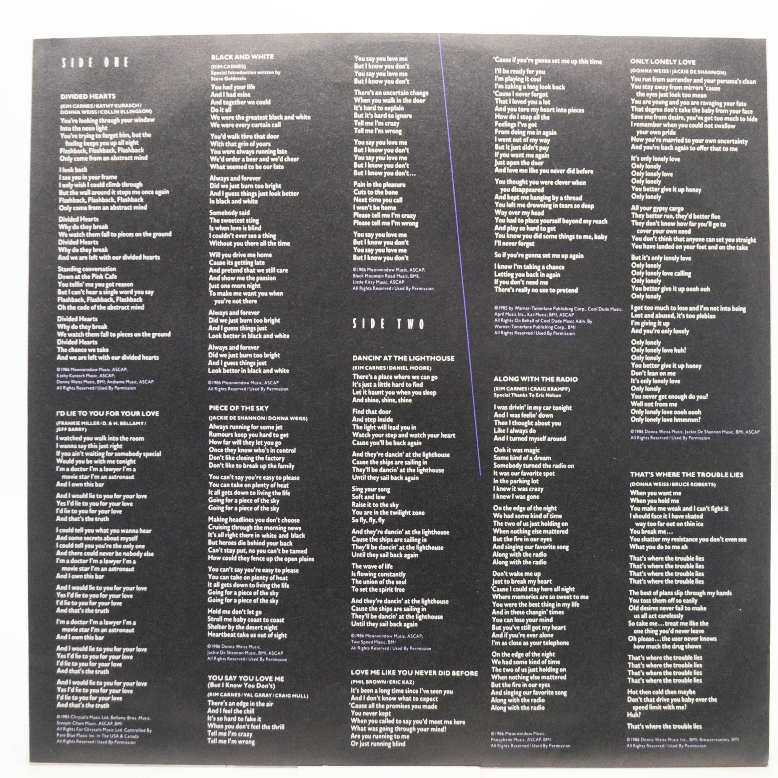 Kim Carnes — Lighthouse, 1986