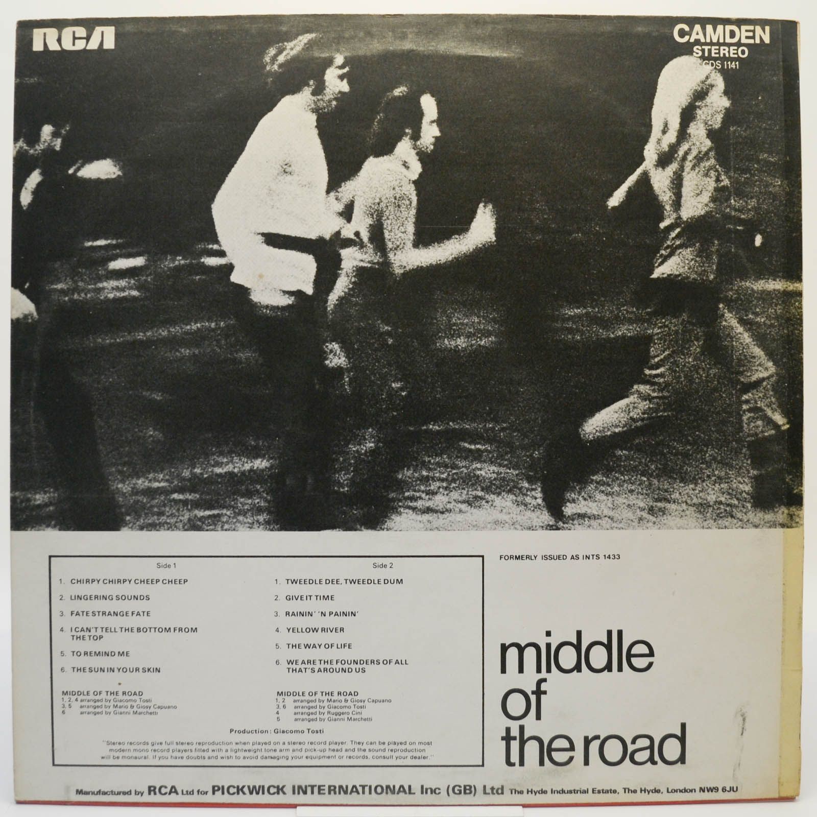 Middle Of The Road — Chirpy Chirpy Cheep Cheep Tweedle Dee, Tweedle Dum And Other Great Hits (UK), 1971