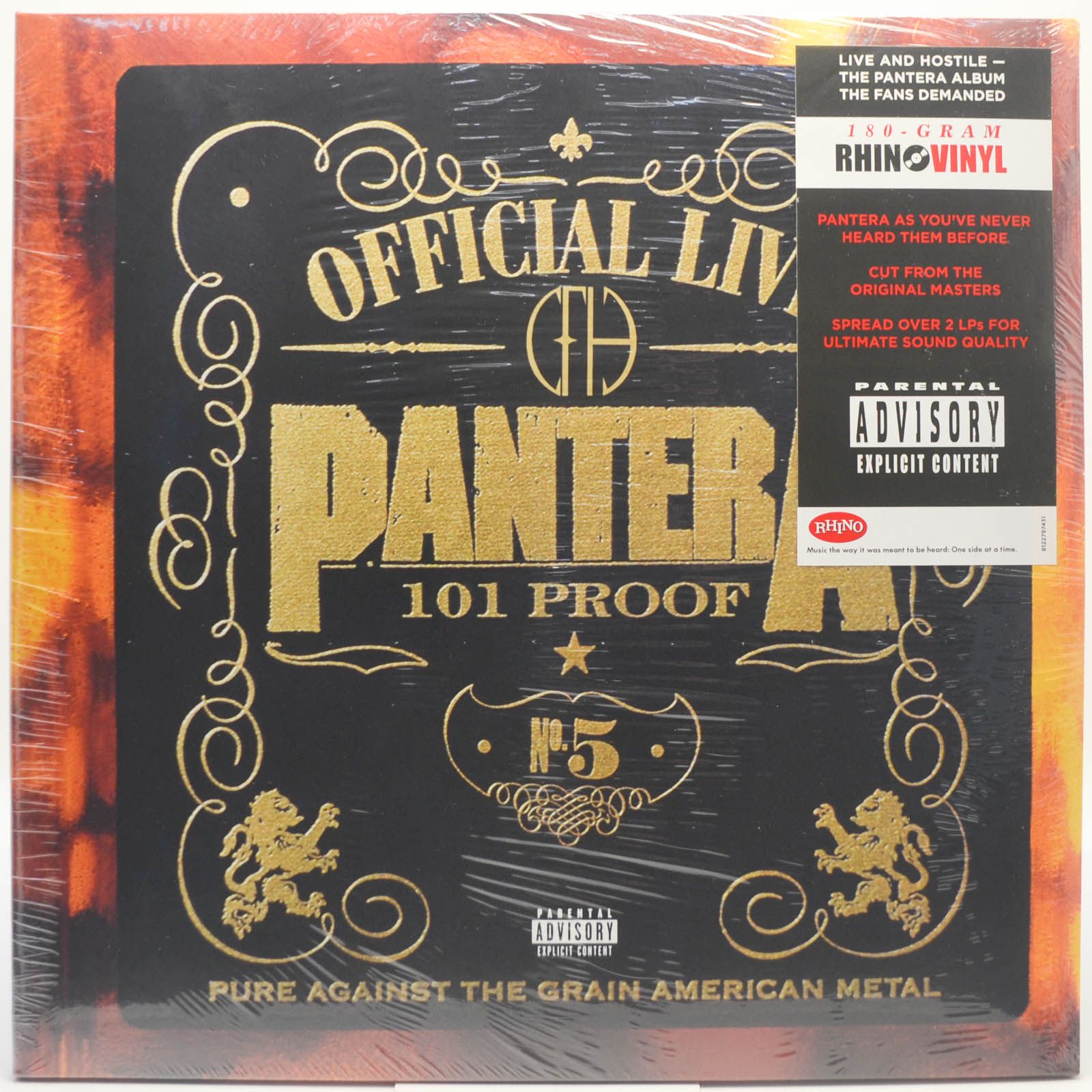 Pantera — Official Live: 101 Proof (2LP), 1997
