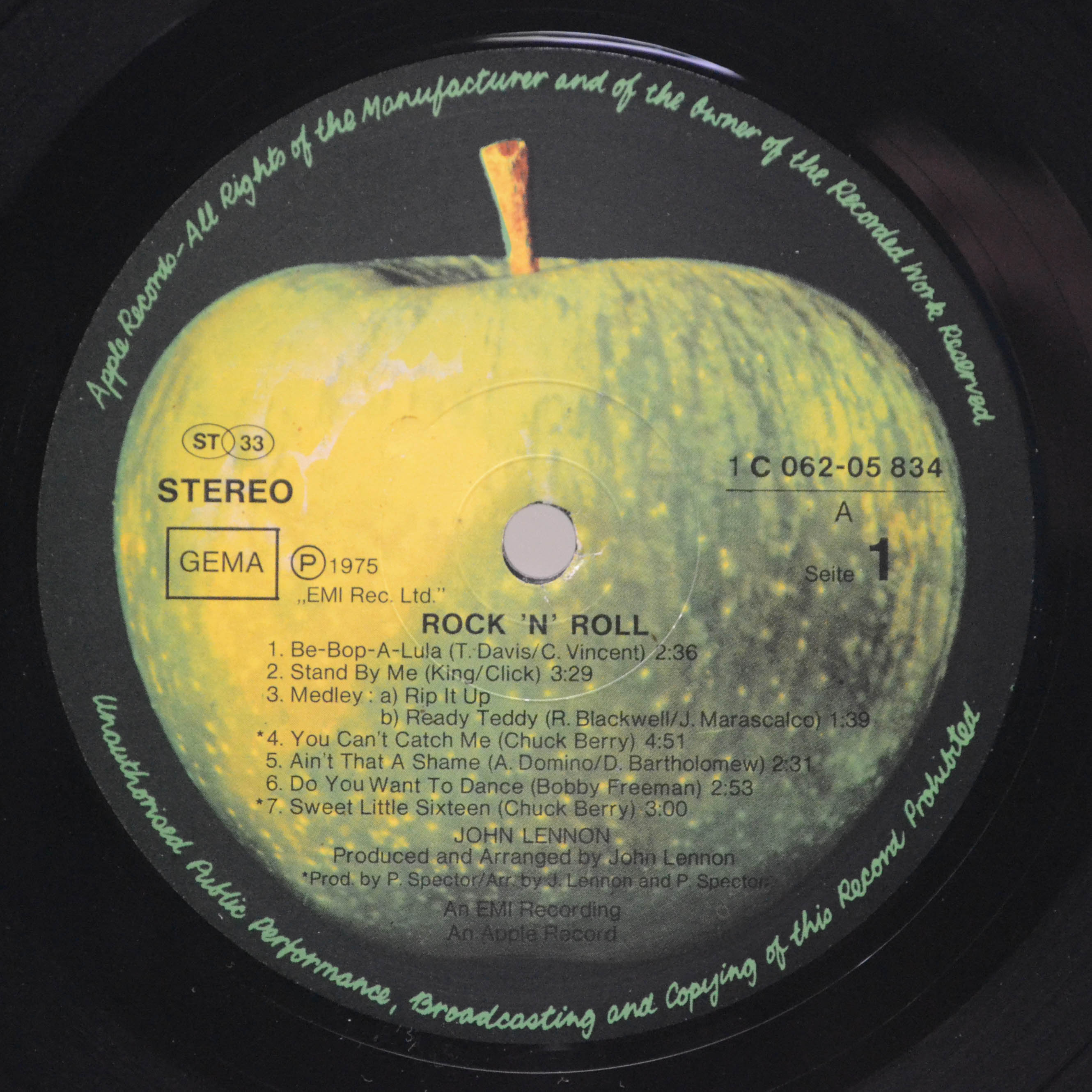 John Lennon — Rock 'N' Roll, 1975