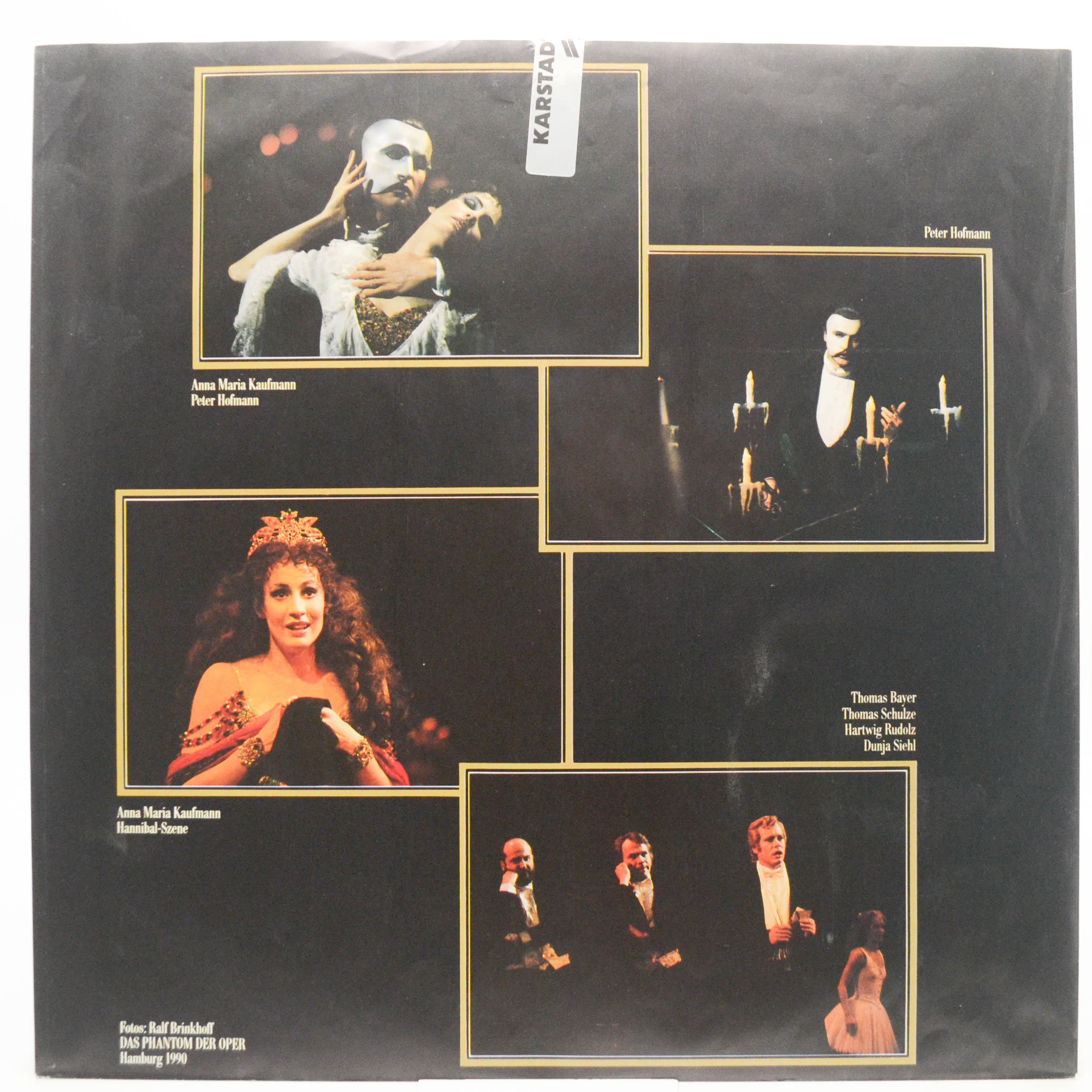 Various — Das Phantom Der Oper (Die Höhepunkte Der Hamburger Aufführung), 1990