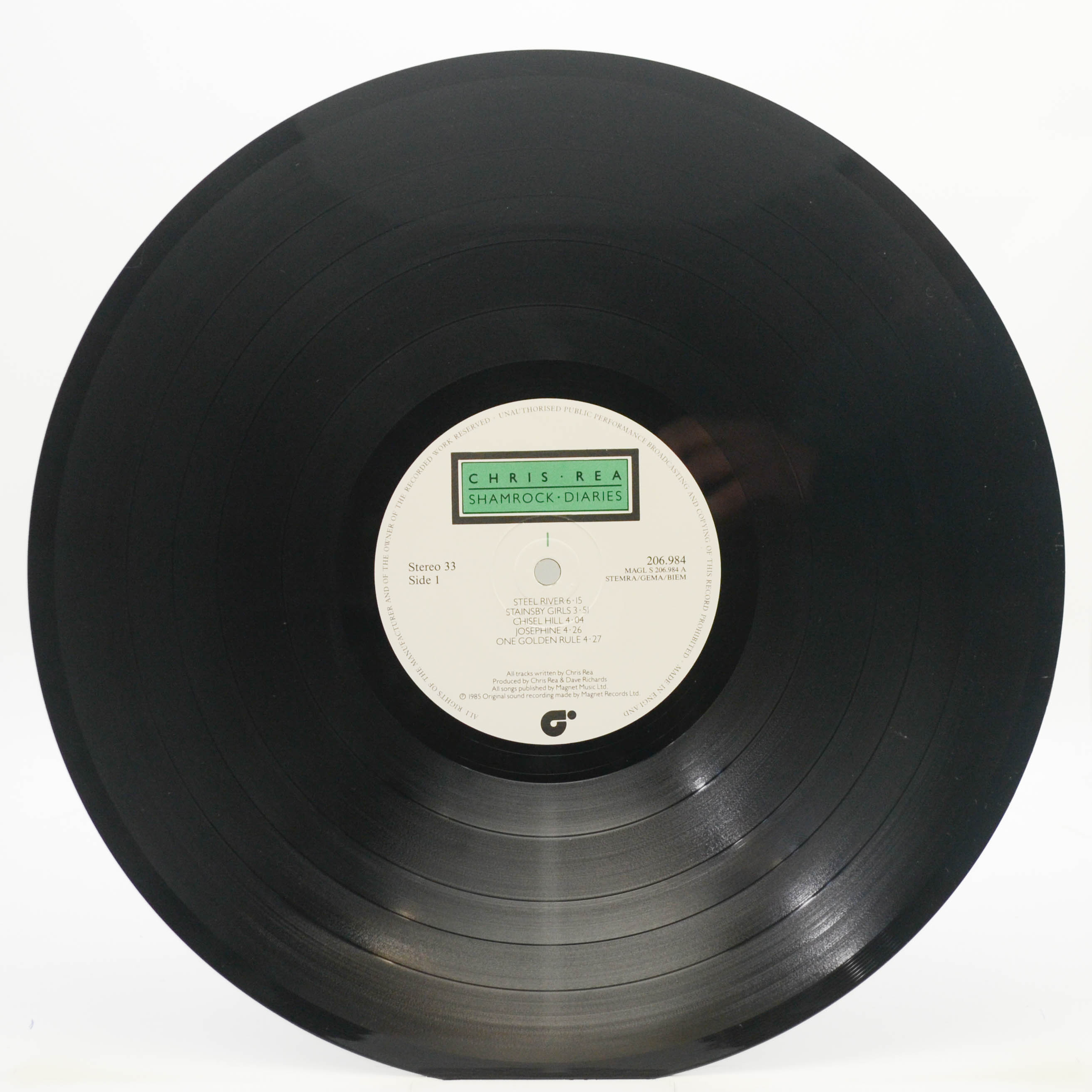 Chris Rea — Shamrock Diaries, 1985