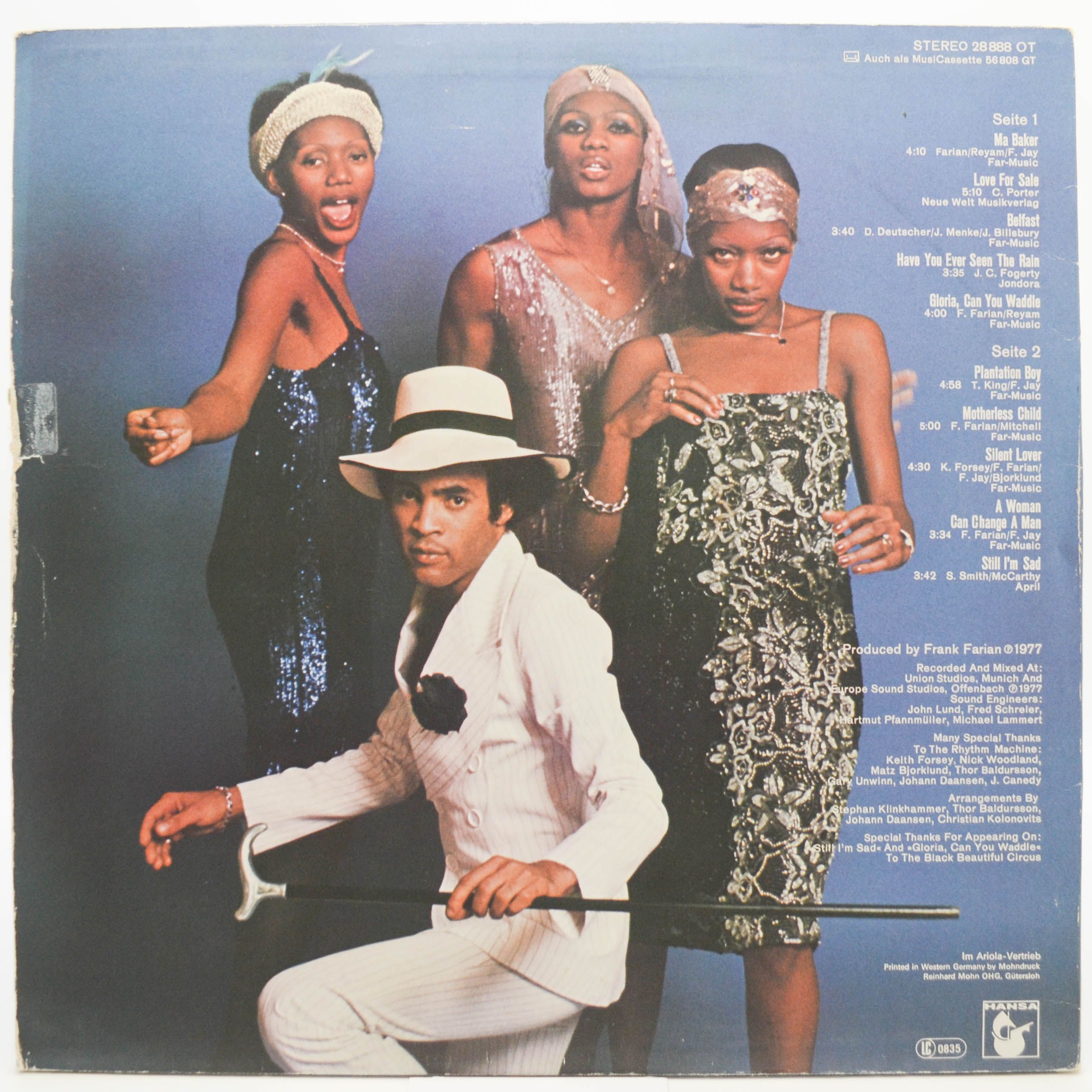 Boney M. — Love For Sale, 1977