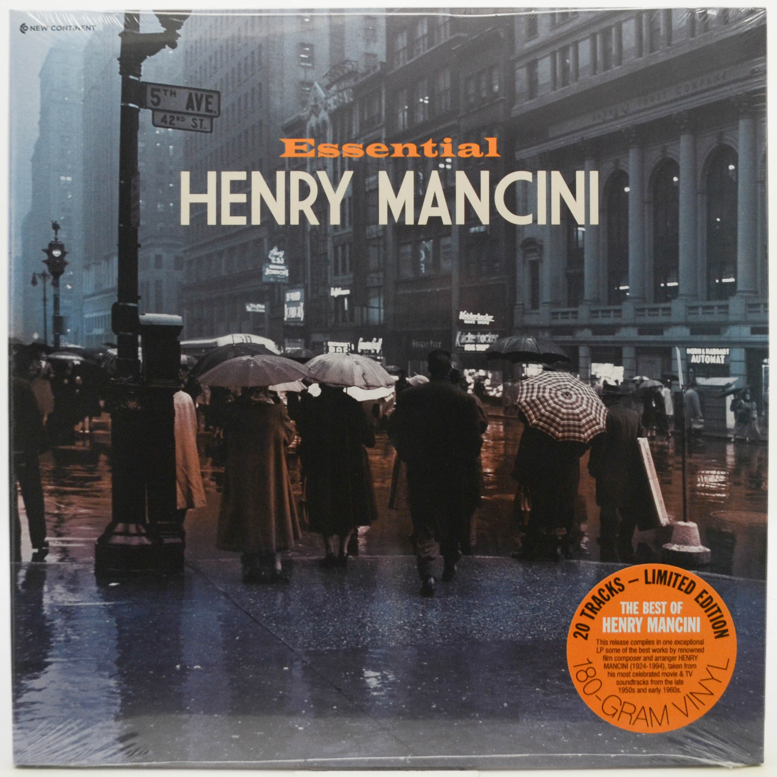 Виниловая пластинка Henry Mancini — Essential Henry Mancini, 2024