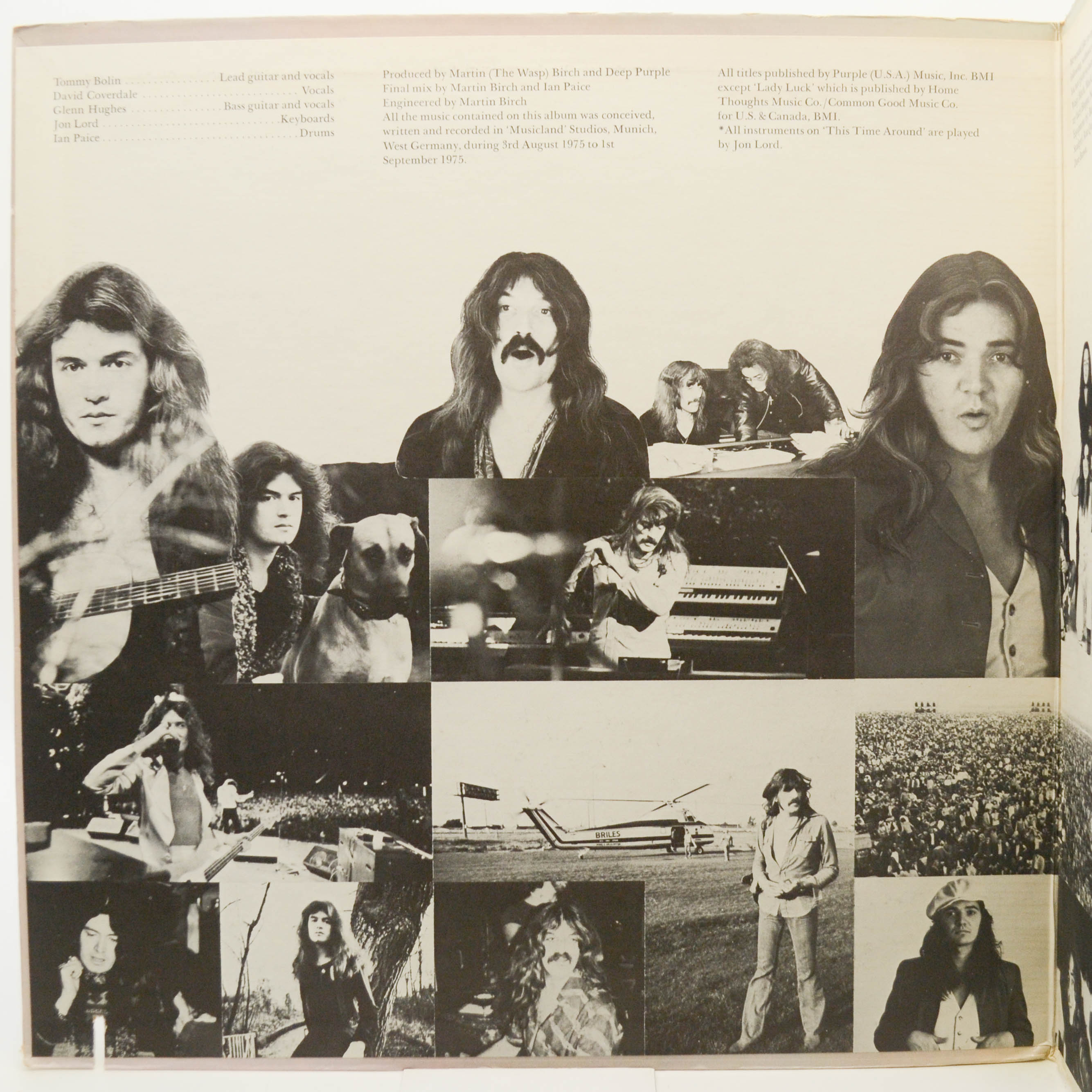 Виниловая пластинка Deep Purple — Come Taste The Band (USA), 1975
