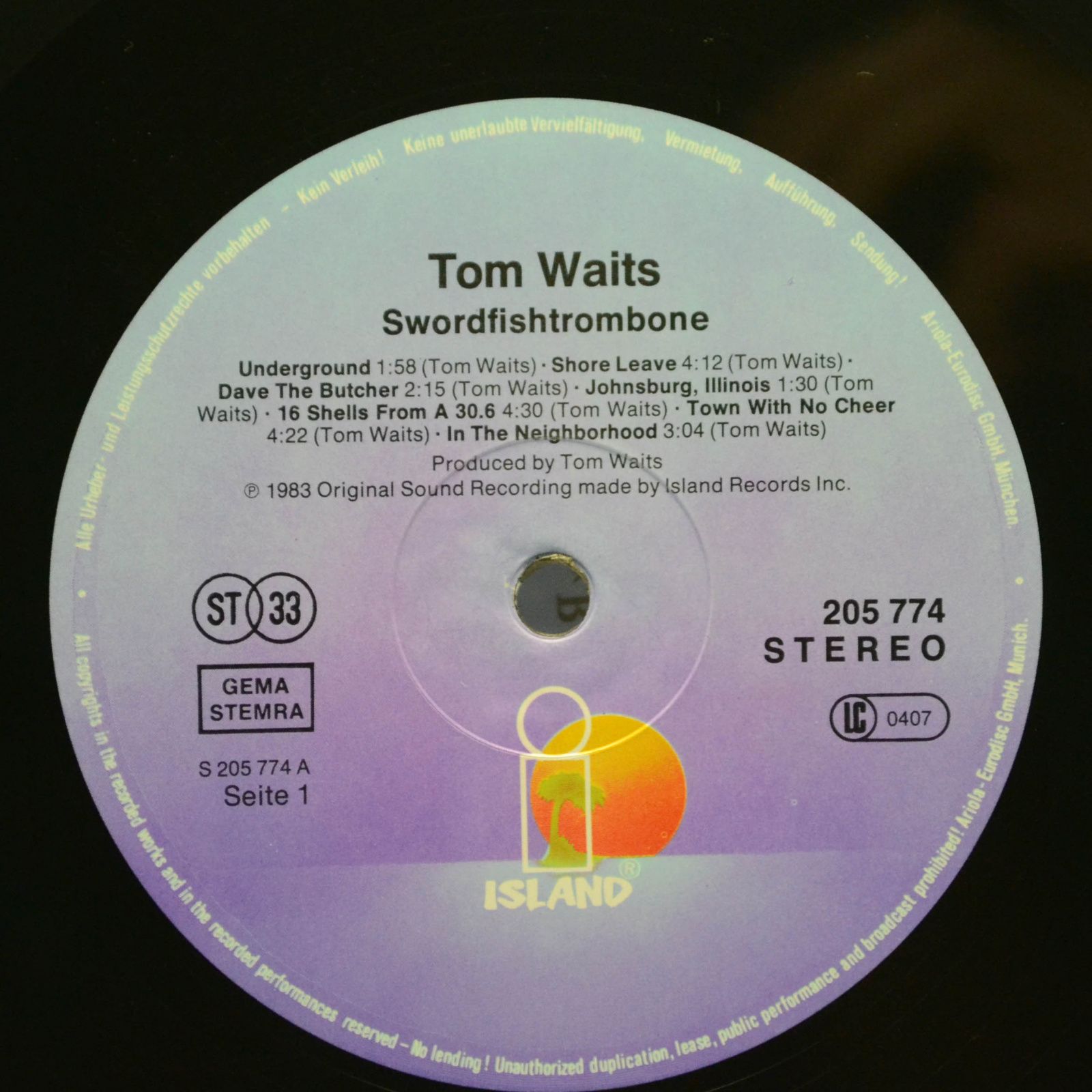 Tom Waits — Swordfishtrombones, 1983