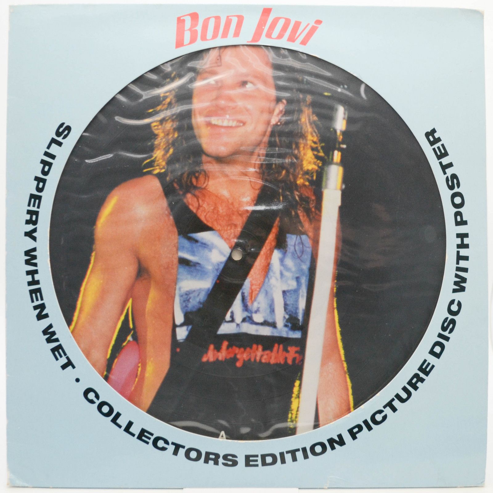 Bon Jovi — Slippery When Wet (UK, poster), 1986