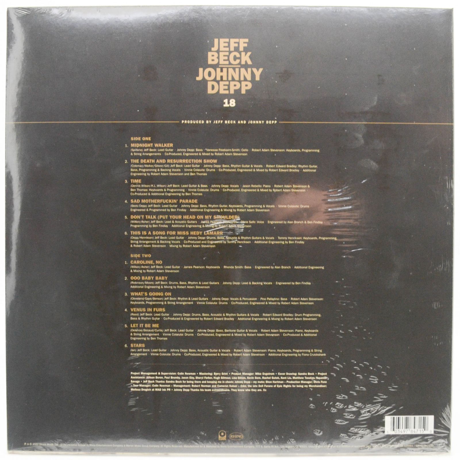 Jeff Beck — Johnny Depp – 18, 2022