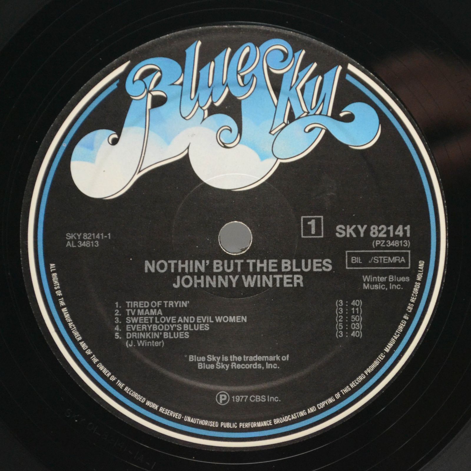 Johnny Winter — Nothin' But The Blues, 1977