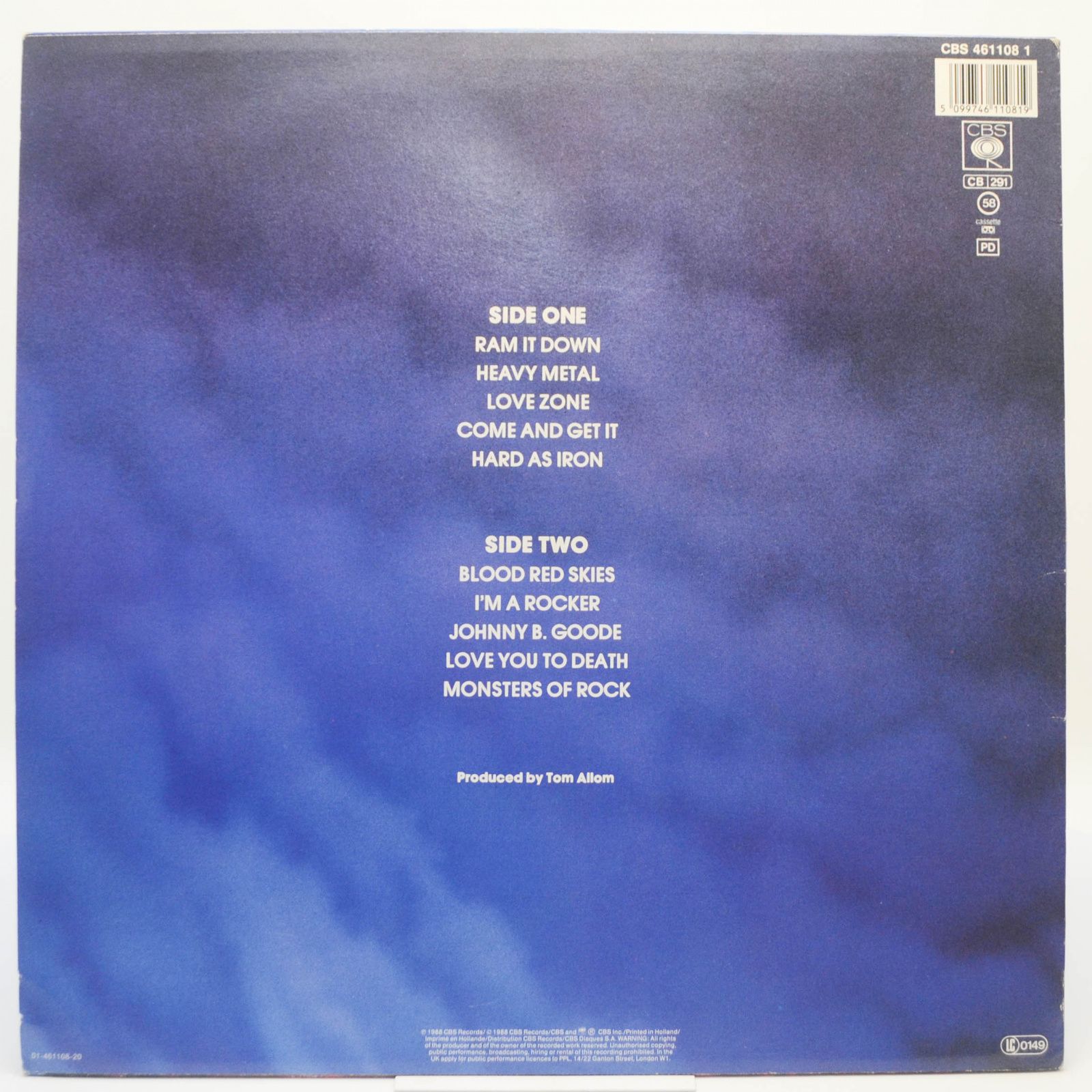 Judas Priest — Ram It Down, 1988