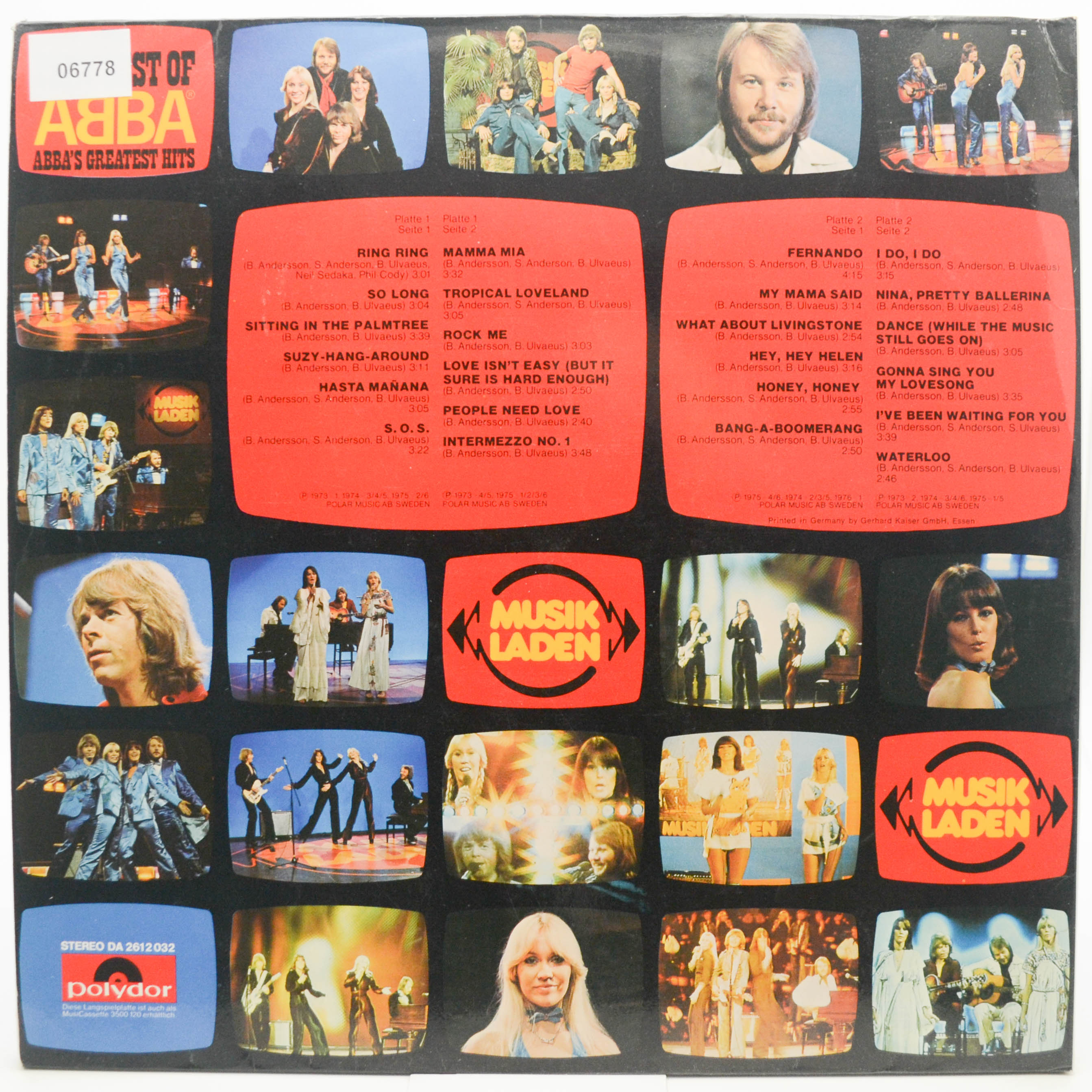 ABBA — The Very Best Of ABBA (ABBA's Greatest Hits) (2LP), 1976
