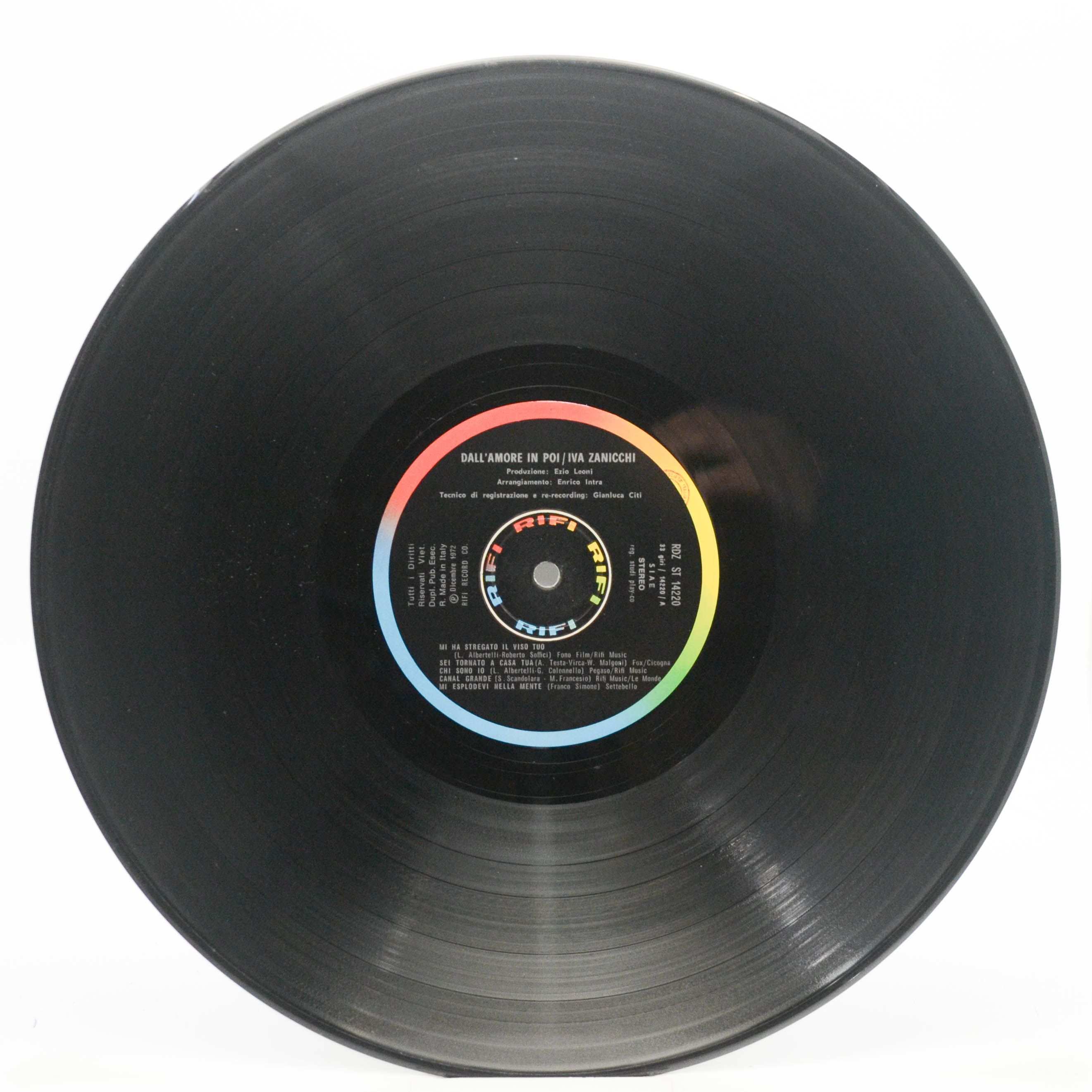 Iva Zanicchi — Dall'Amore In Poi (1-st, Italy), 1972