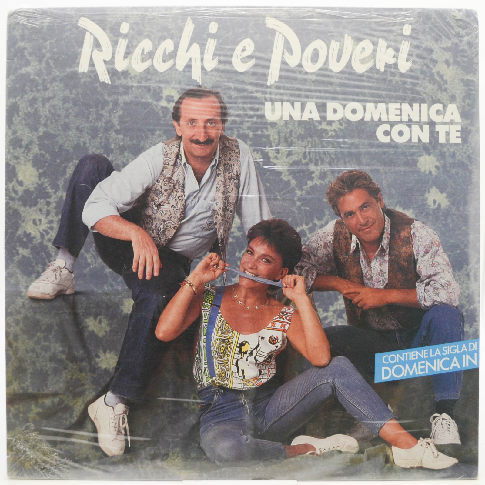 Виниловая пластинка Ricchi & Poveri — Una Domenica Con Te (1-st, Italy), 1990