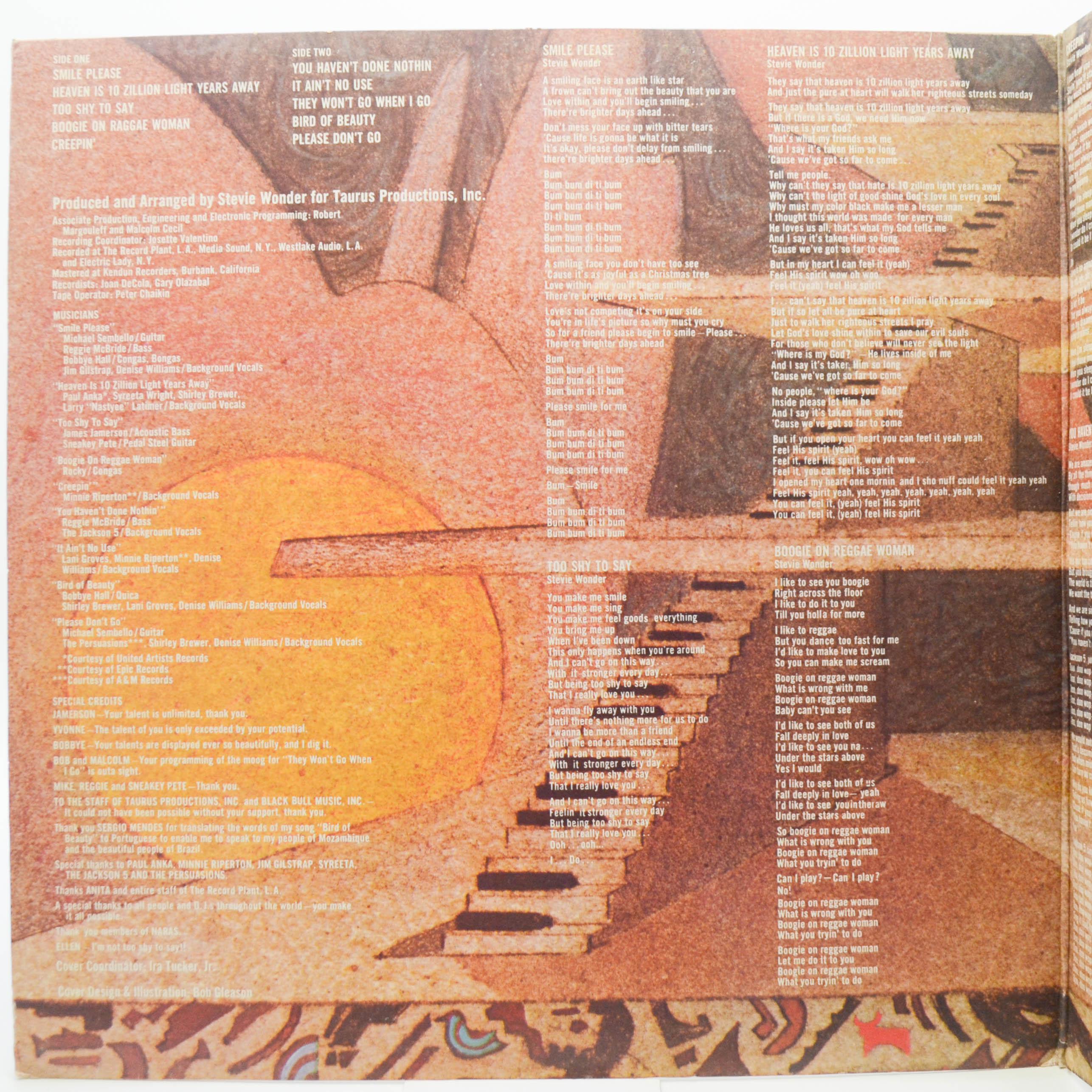 Stevie Wonder — Fulfillingness' First Finale (UK), 1974