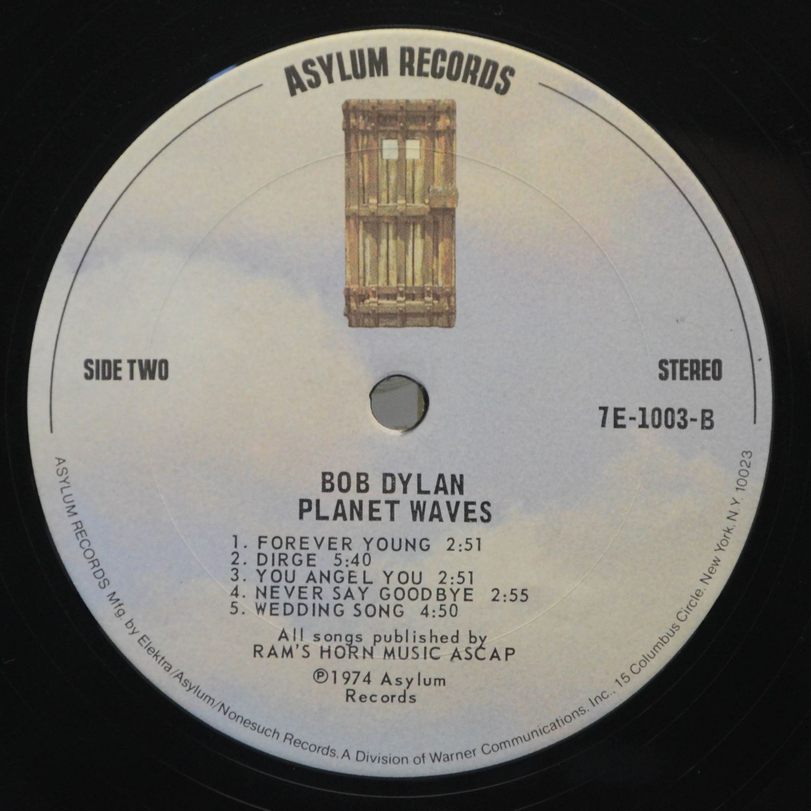 Bob Dylan — Planet Waves (USA), 1974