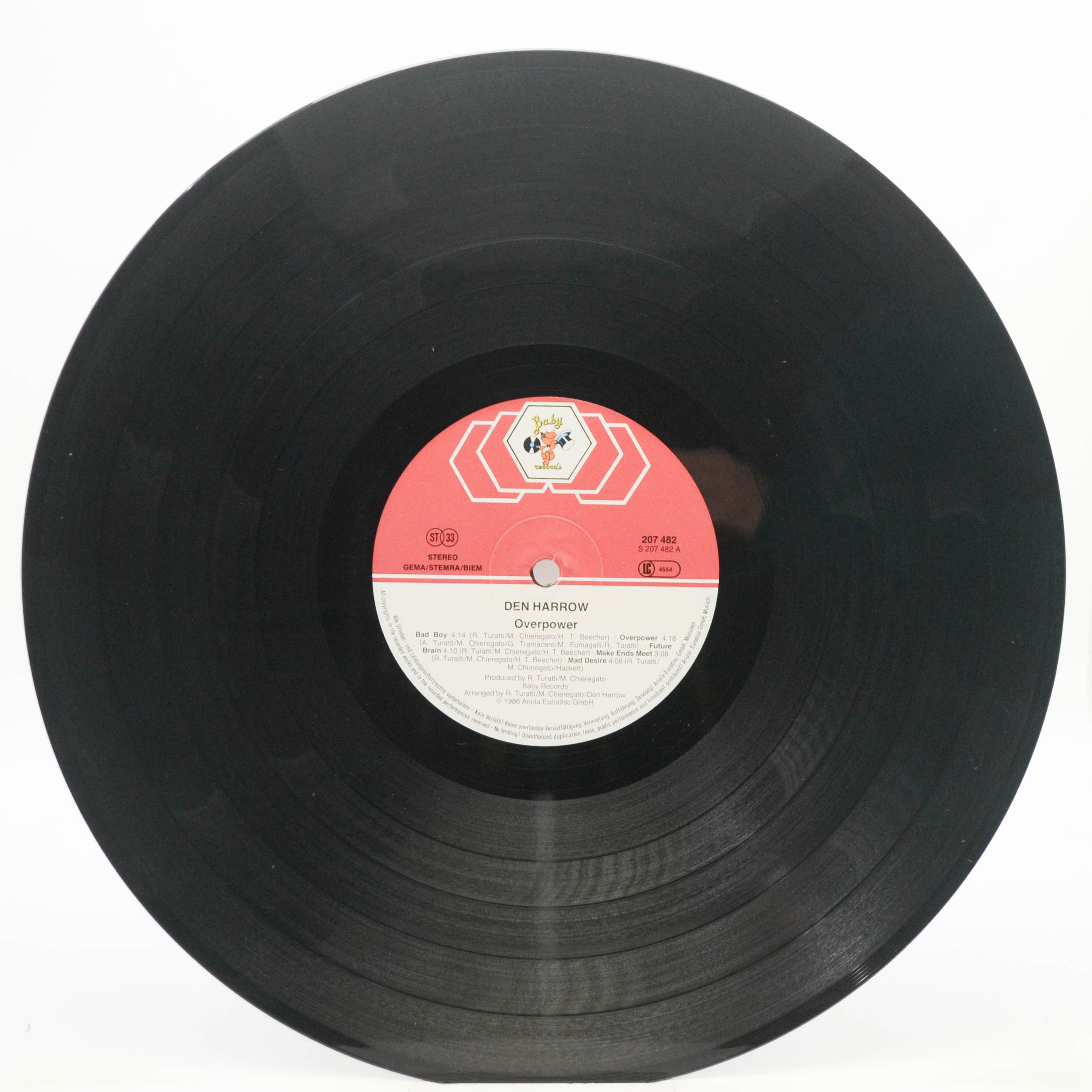 Den Harrow — Overpower, 1986