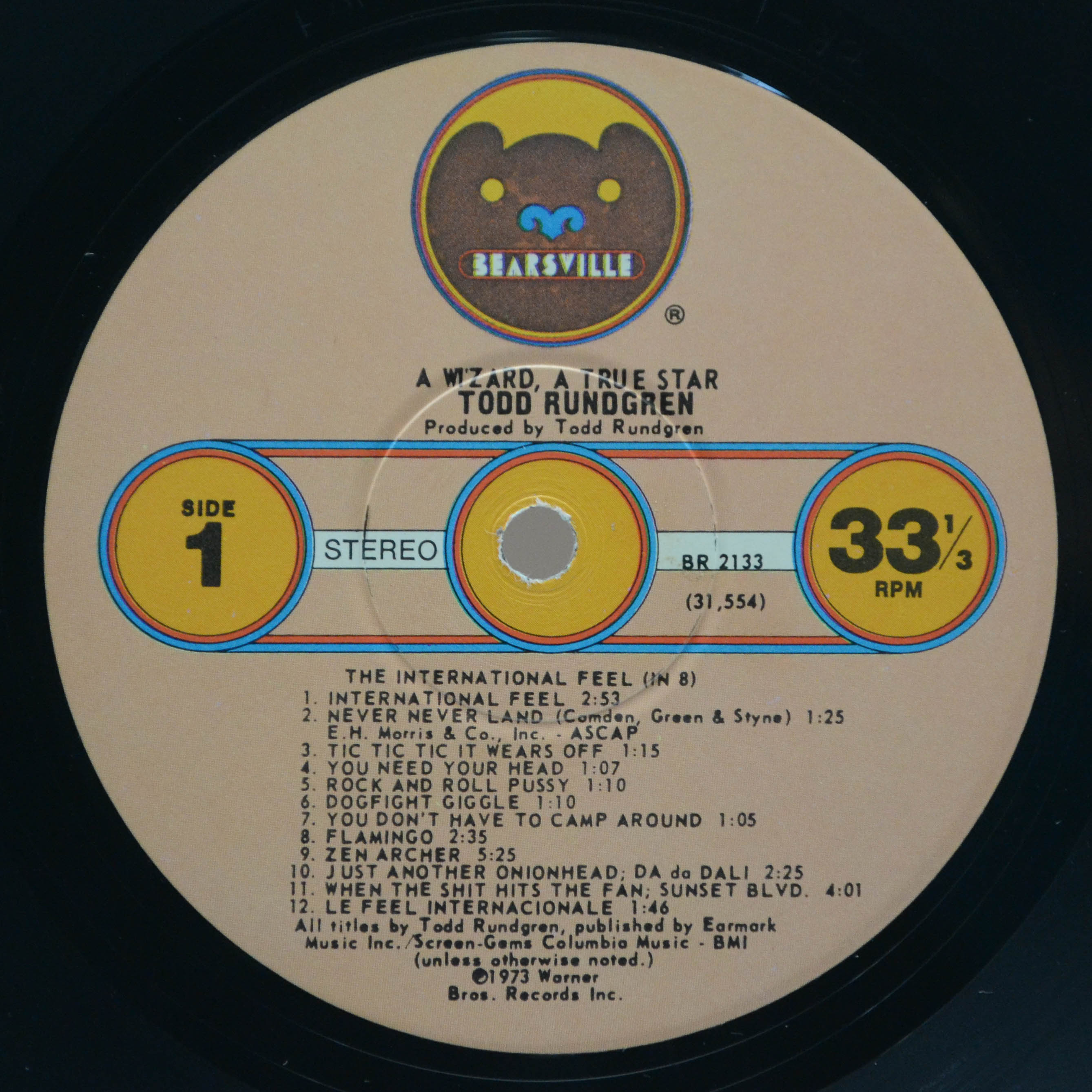 Todd Rundgren — A Wizard, A True Star (1-st, USA), 1973