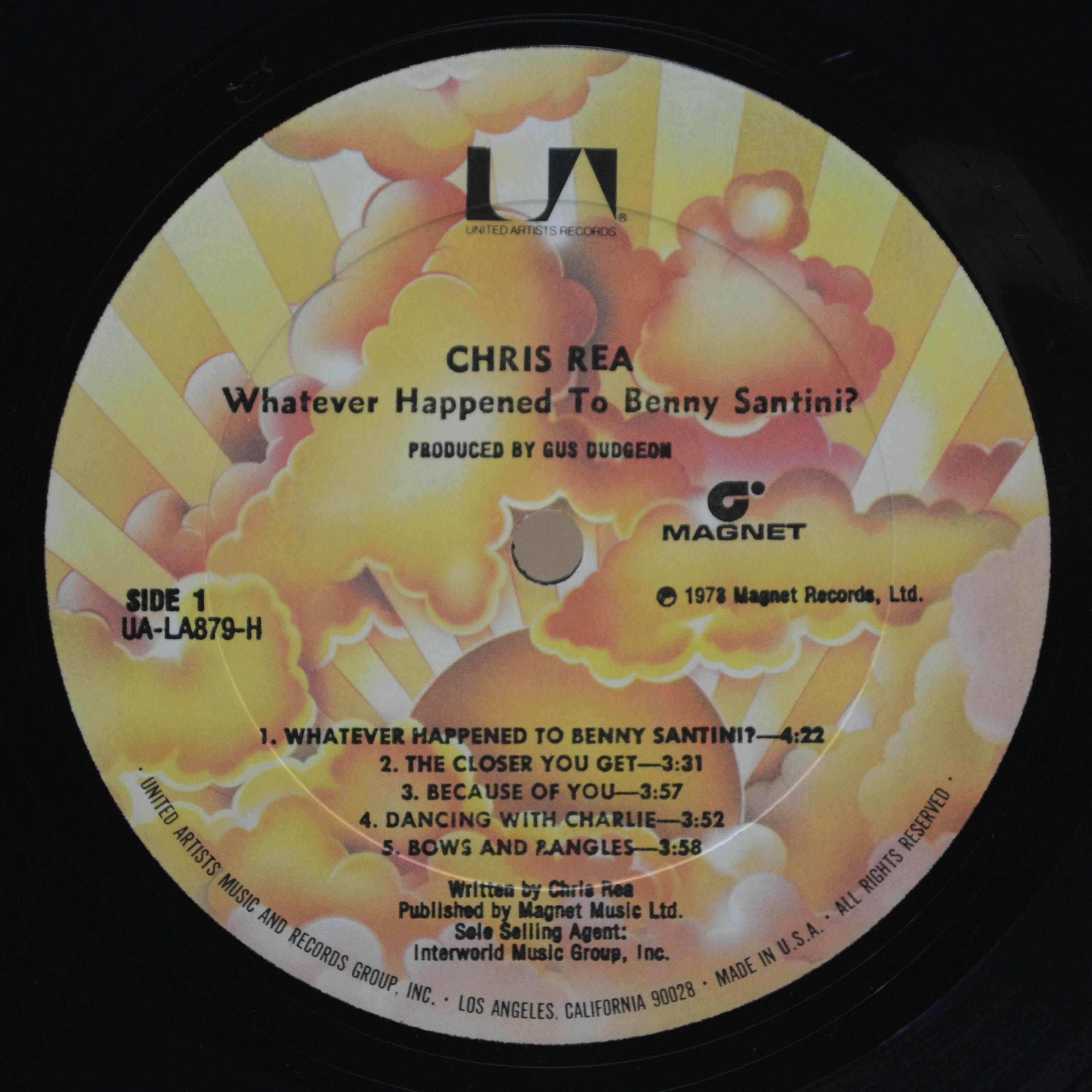 Chris Rea — Whatever Happened To Benny Santini? (USA), 1978