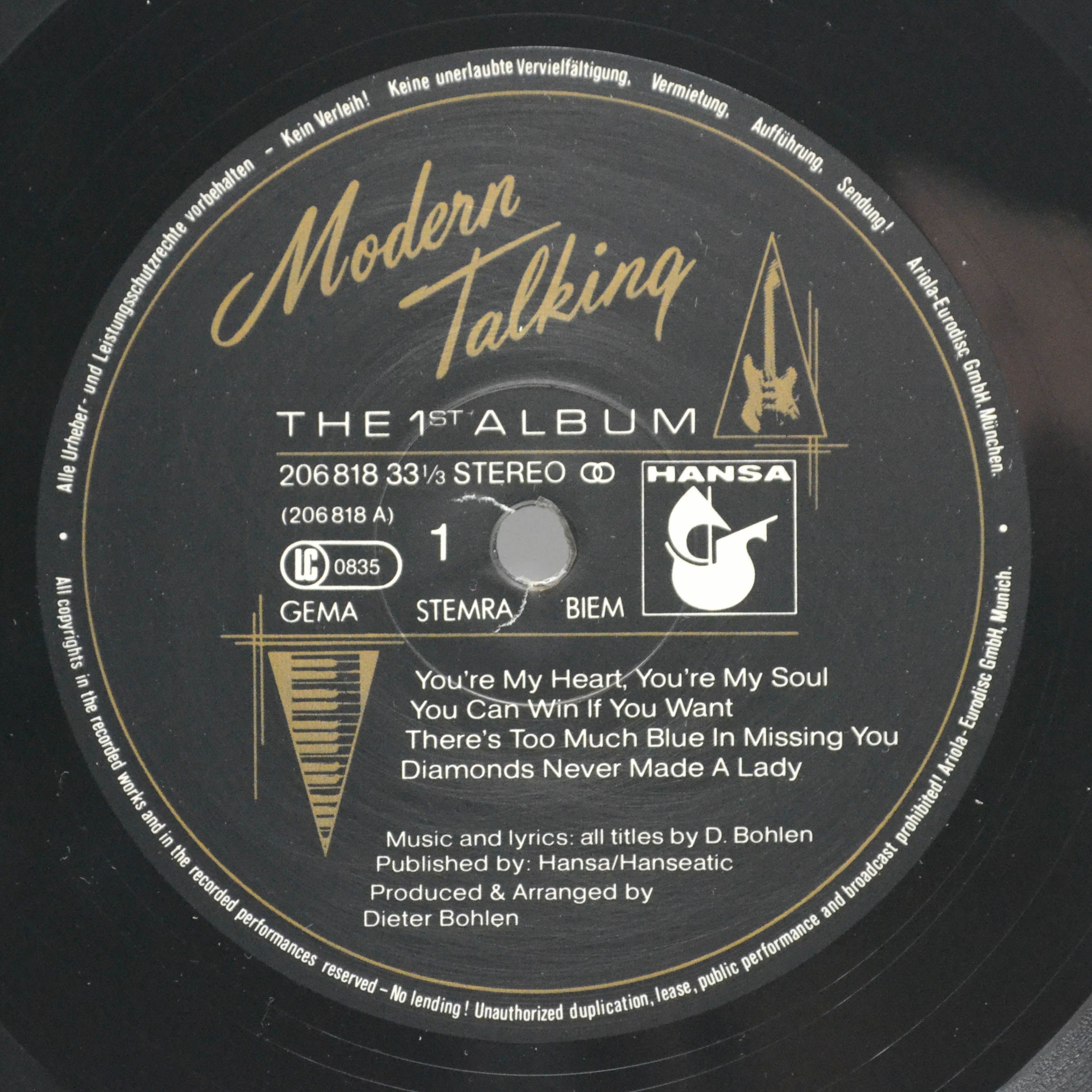 Modern Talking — The 1st Album, 1985