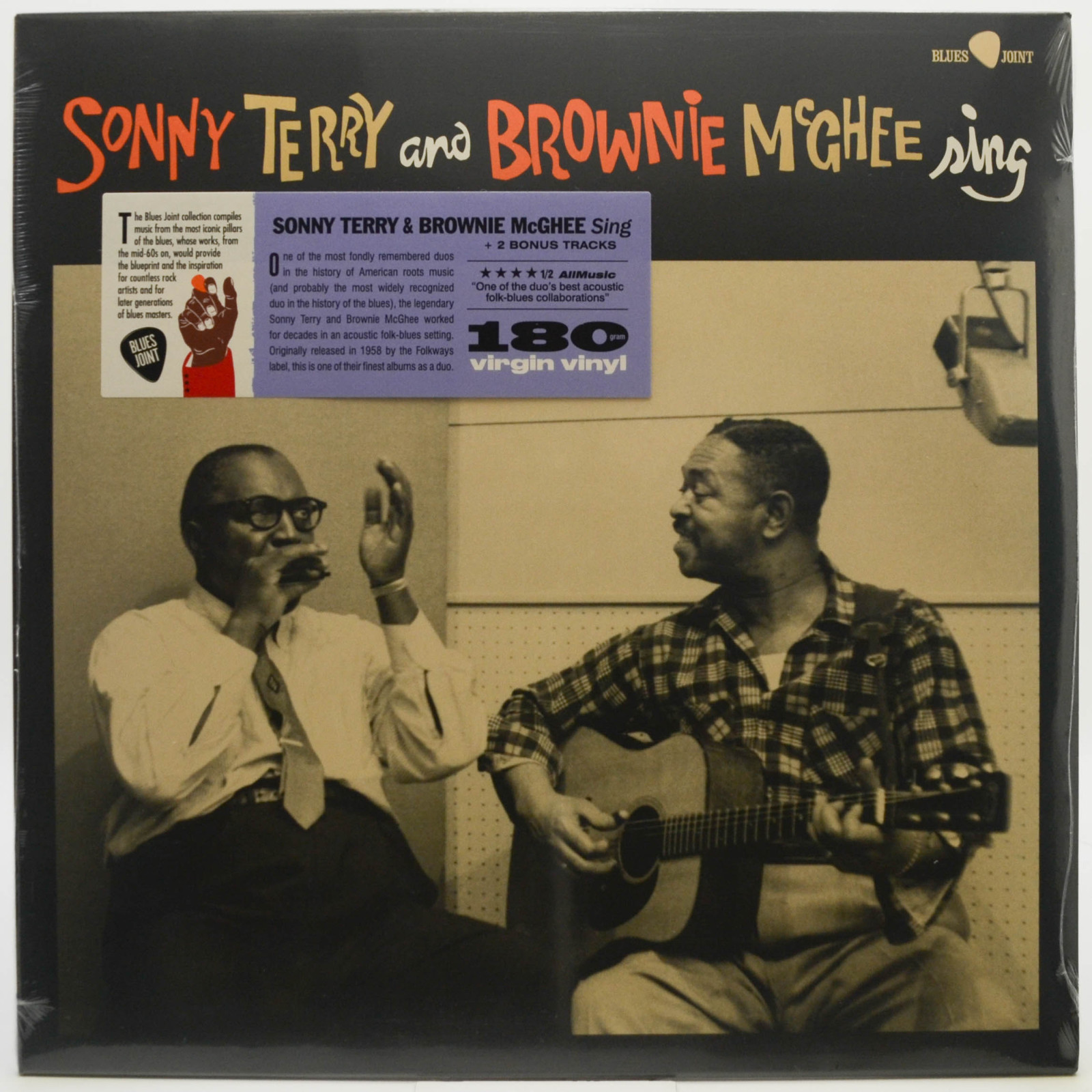 Виниловая пластинка Sonny Terry And Brownie McGhee — Sonny Terry And Brownie McGhee Sing, 1958