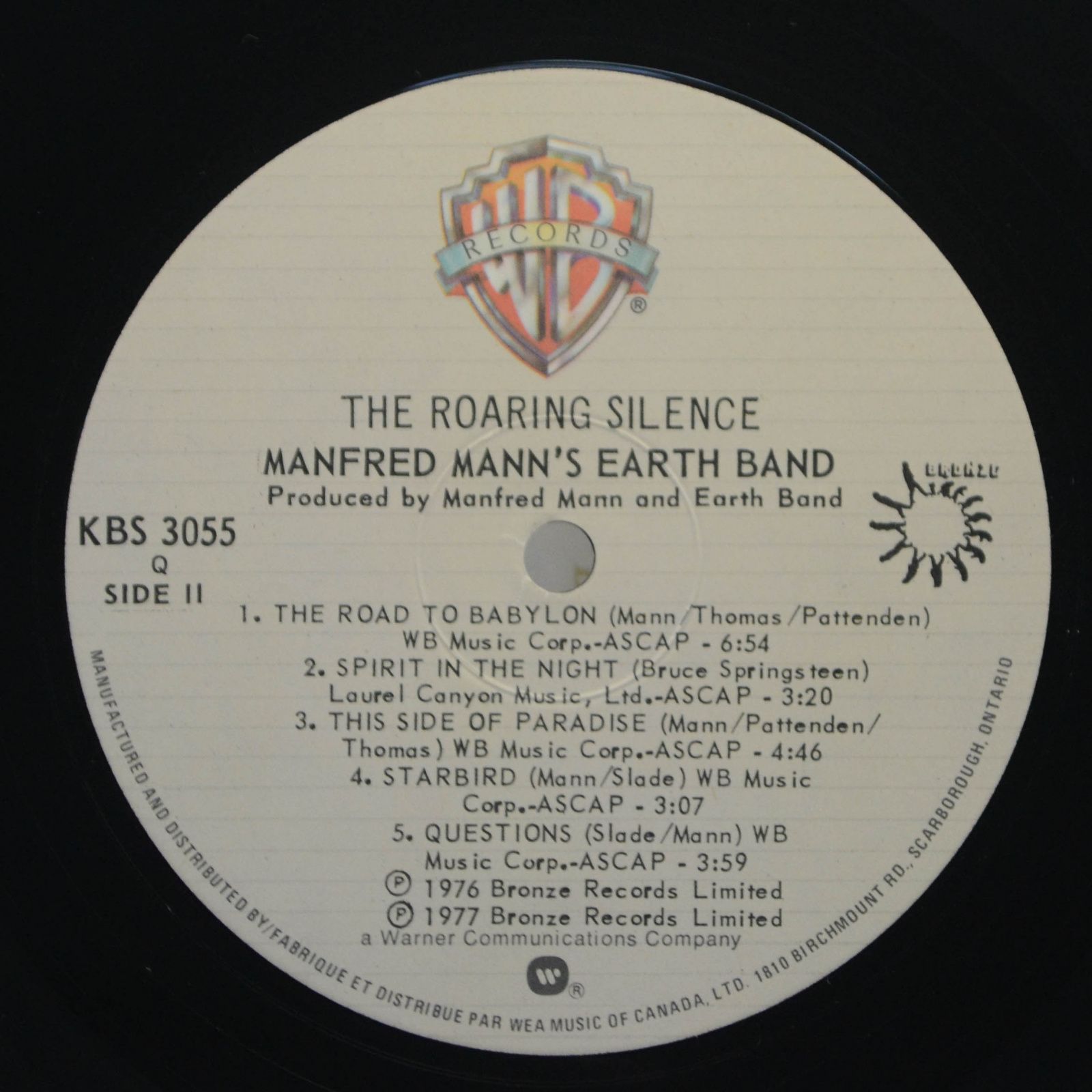 Manfred Mann's Earth Band — The Roaring Silence, 1976