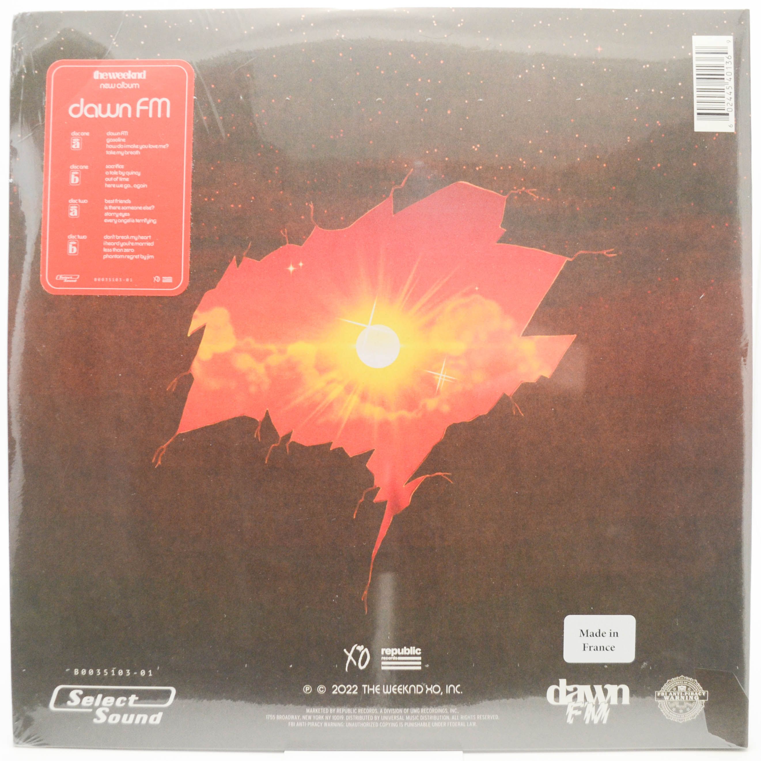 Weeknd — Dawn FM (2LP), 2022