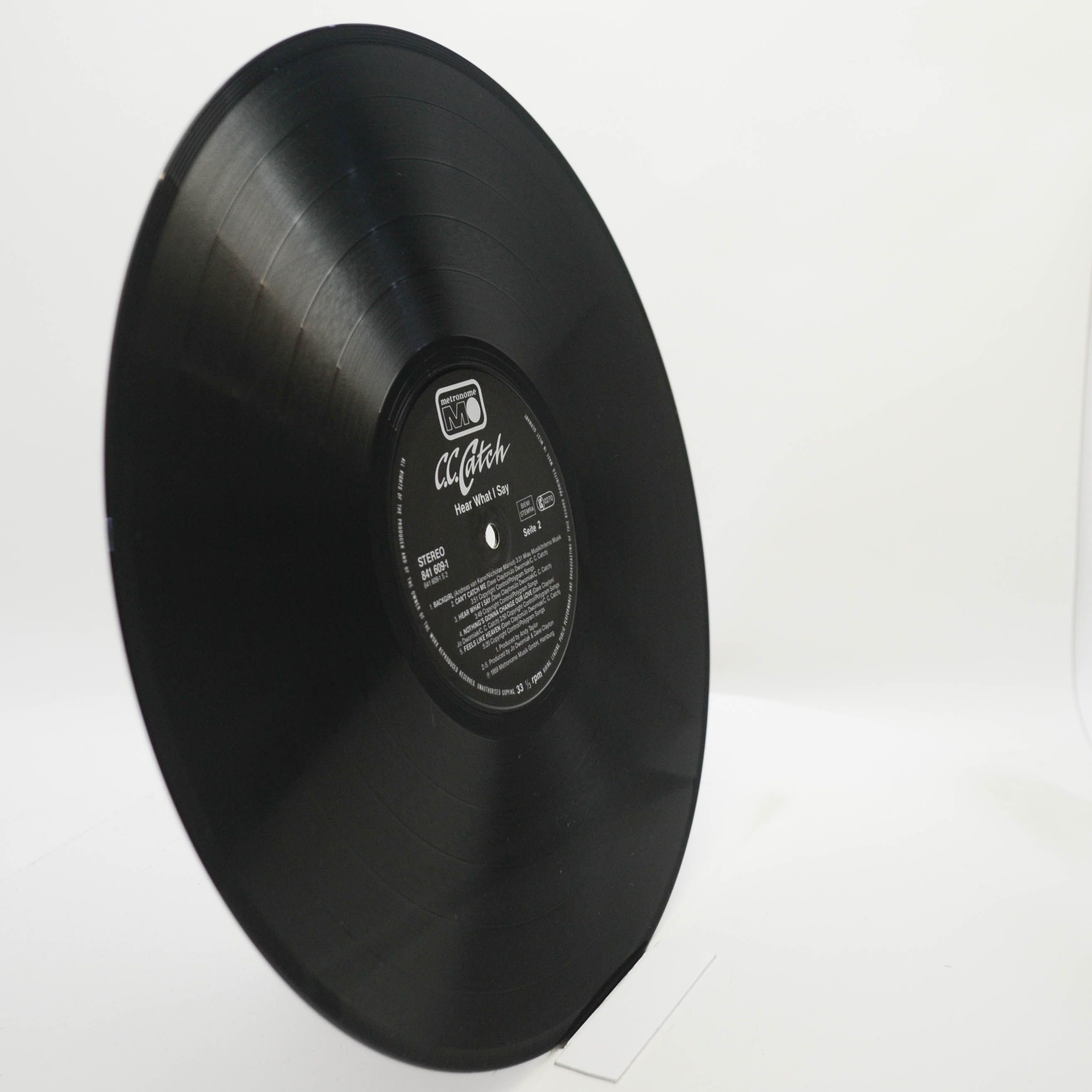 C.C. Catch — Hear What I Say, 1989