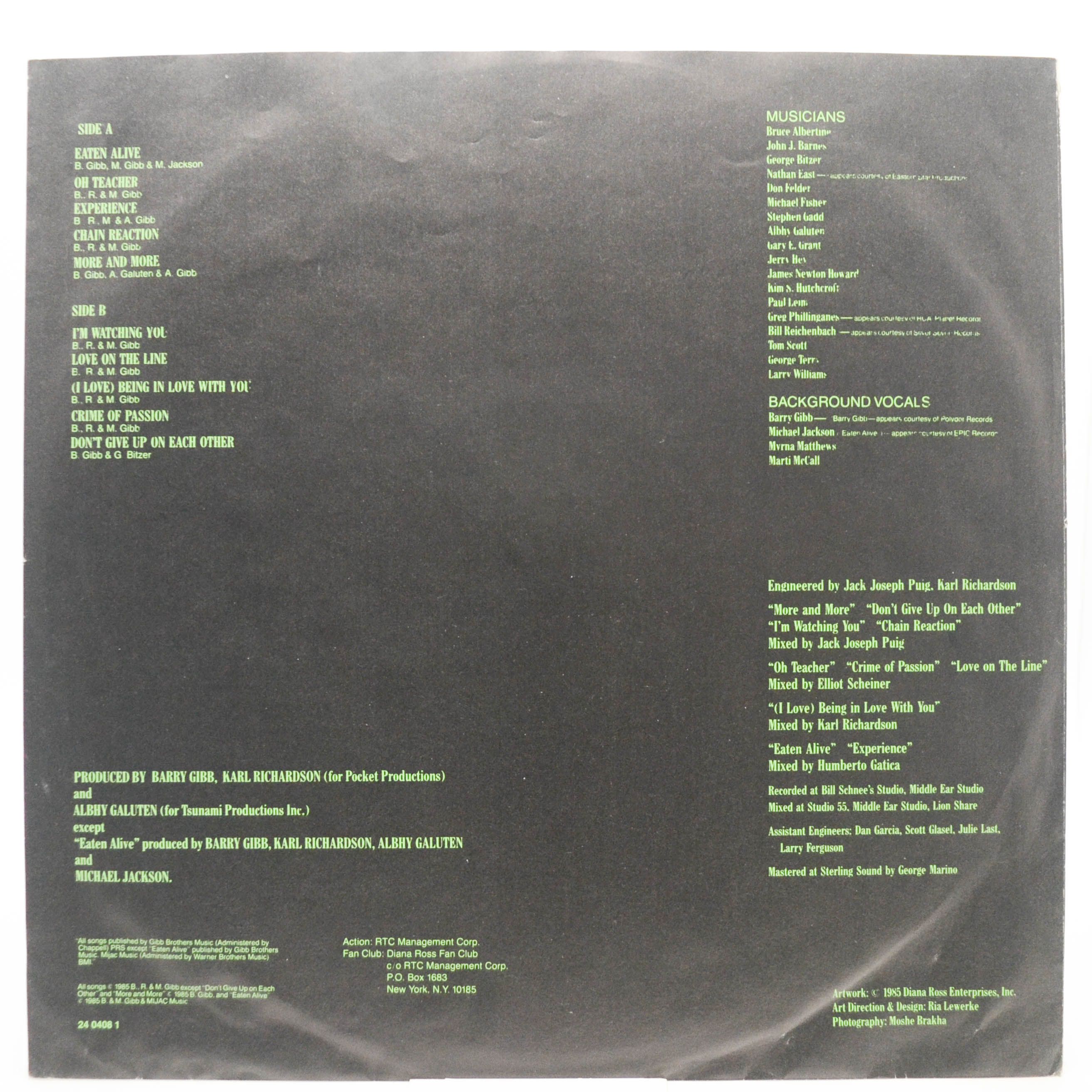 Diana Ross — Eaten Alive, 1985