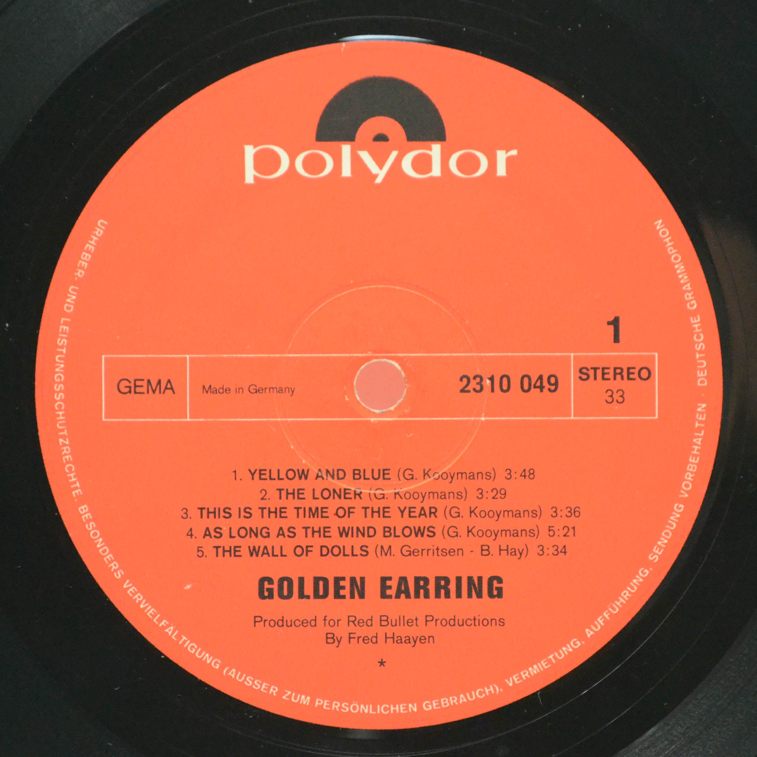 Golden Earring — Golden Earring, 1970