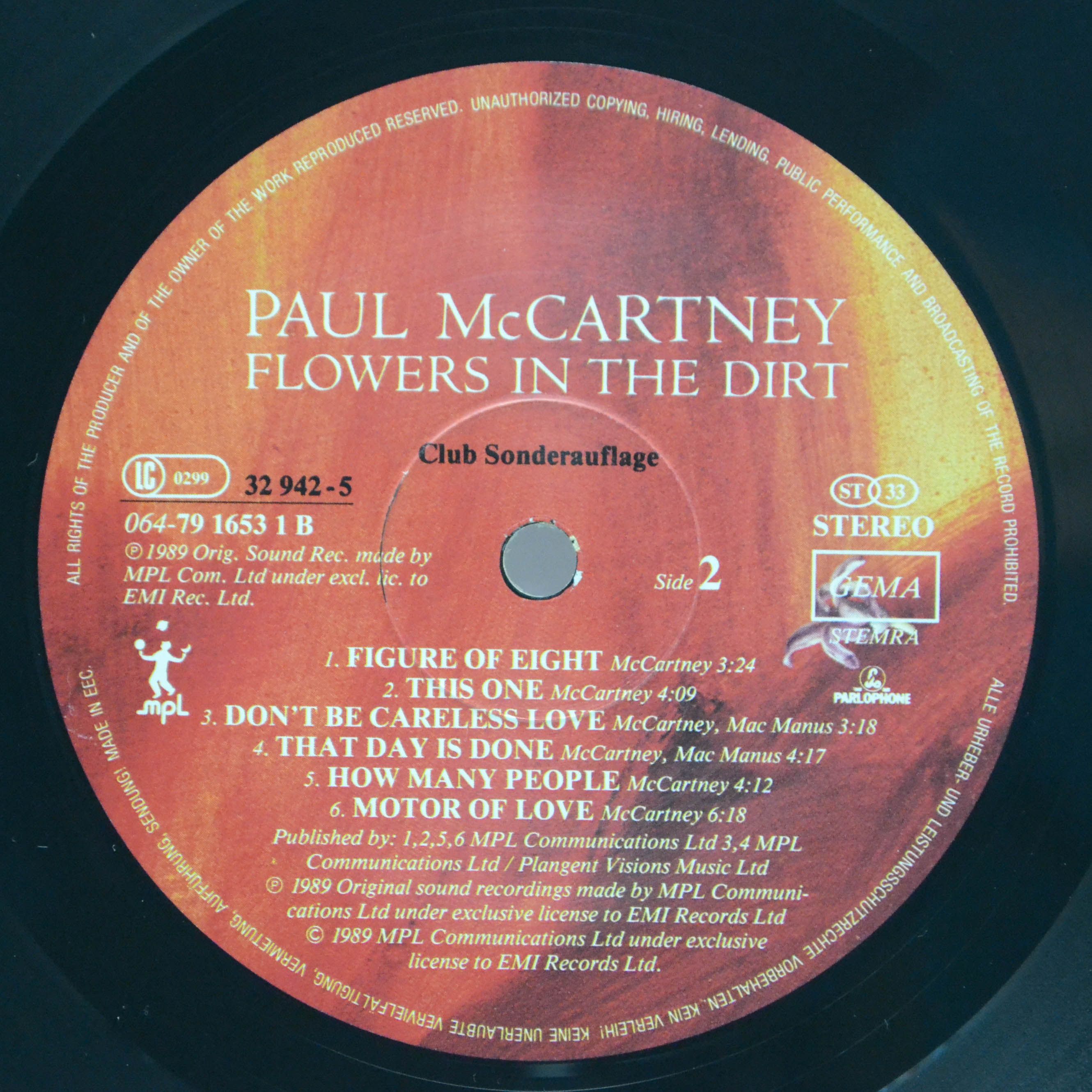 Paul McCartney — Flowers In The Dirt, 1989