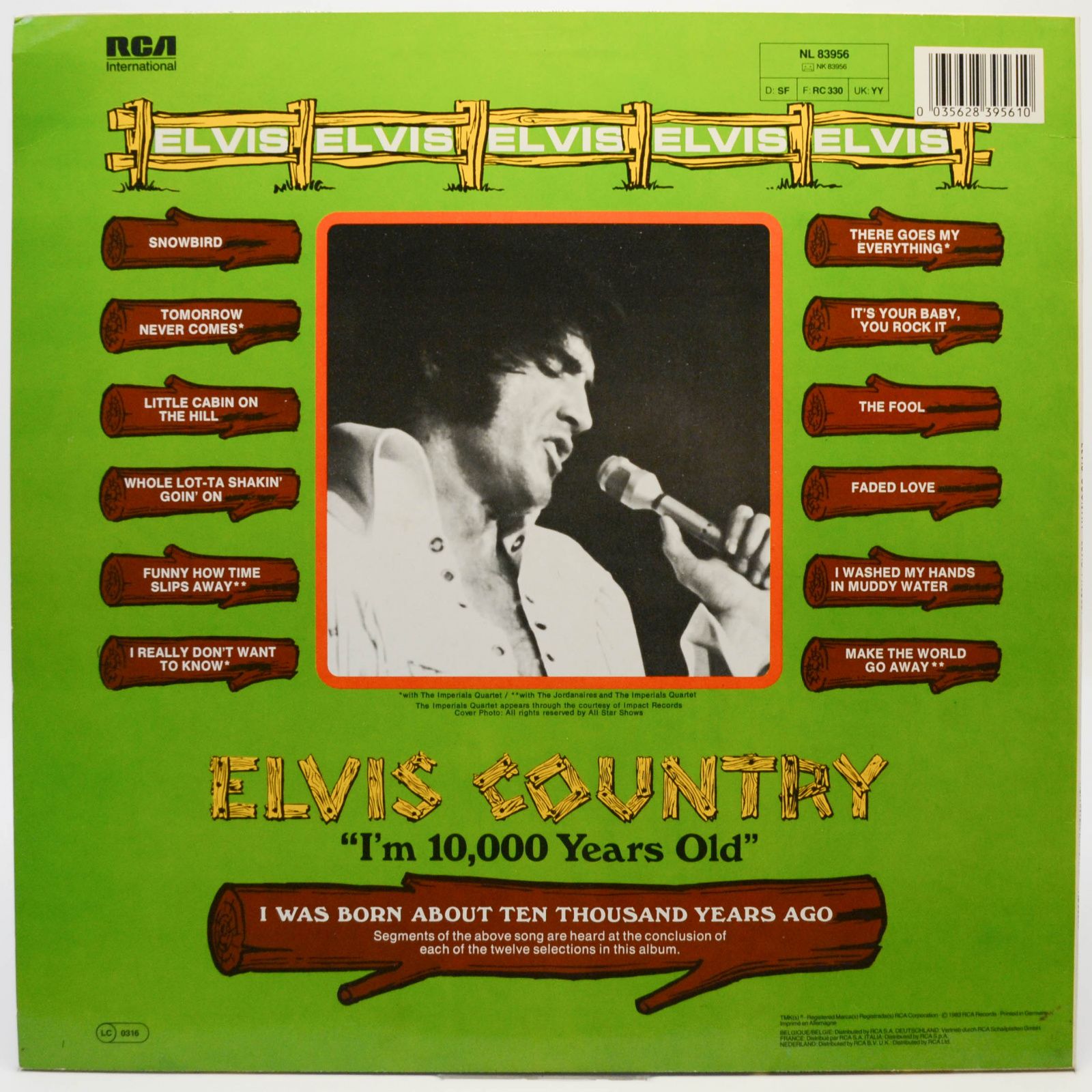 Elvis Presley — "I'm 10,000 Years Old" - Elvis Country, 1989