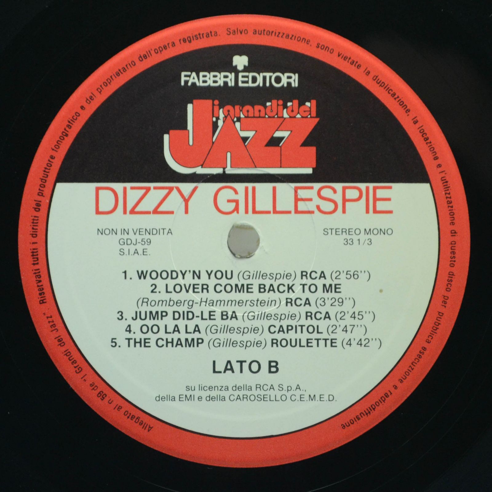 Dizzy Gillepsie — Dizzy Gillespie, 1979