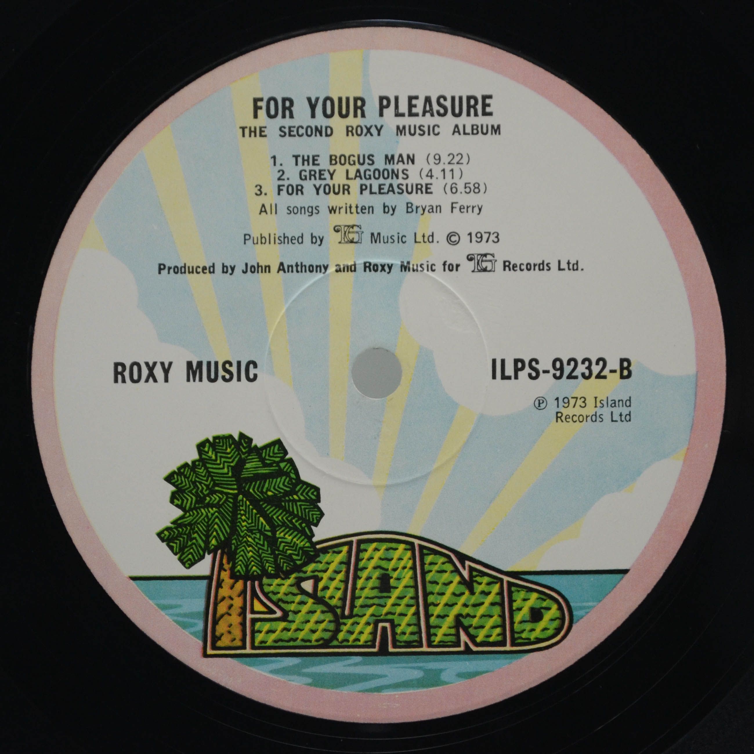 Roxy Music — For Your Pleasure (1-st, UK), 1973
