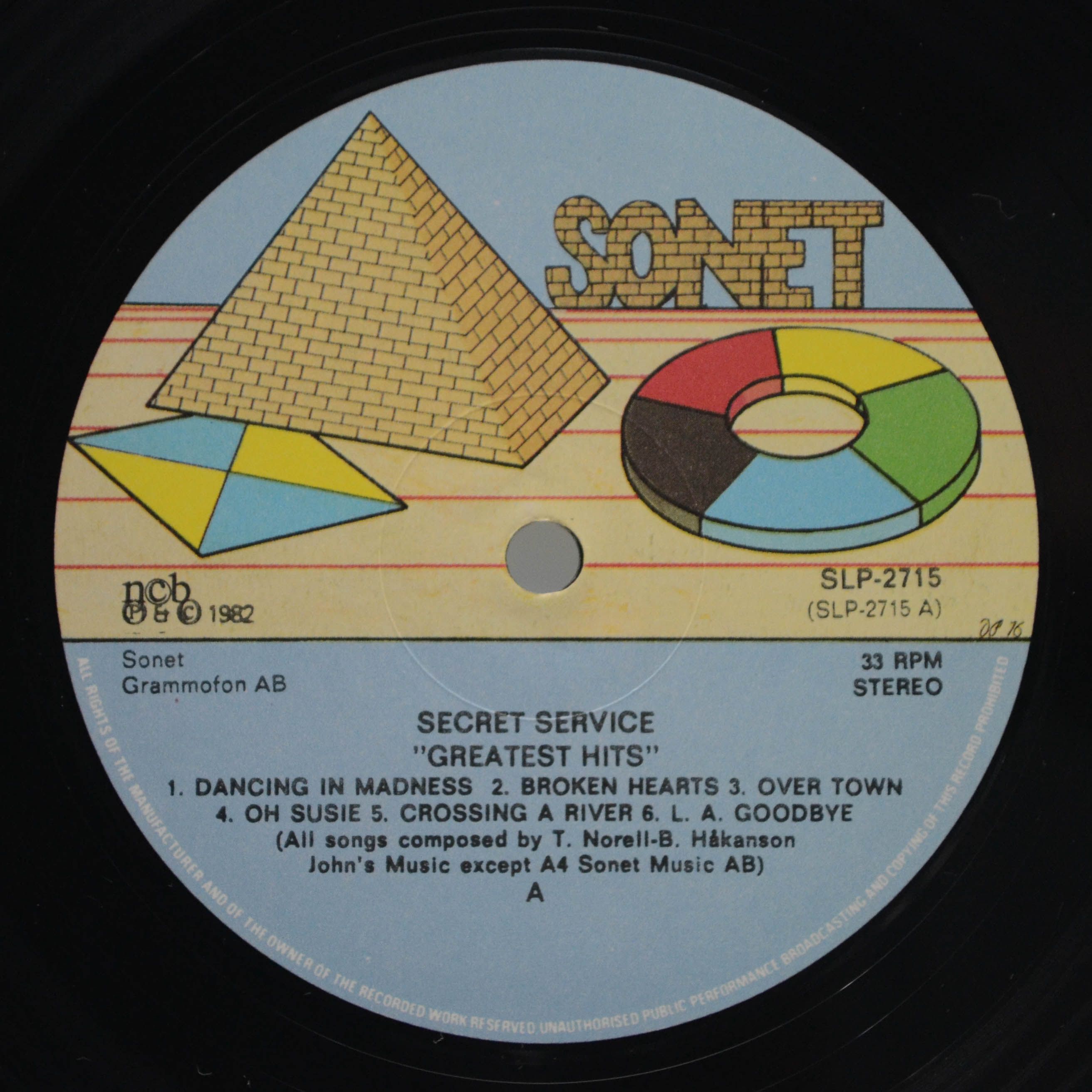Secret Service — Greatest Hits, 1982