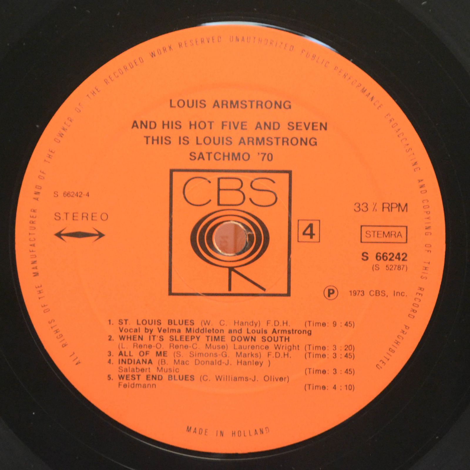 Louis Armstrong — This Is Louis Armstrong - Satchmo '70 (2LP), 1973