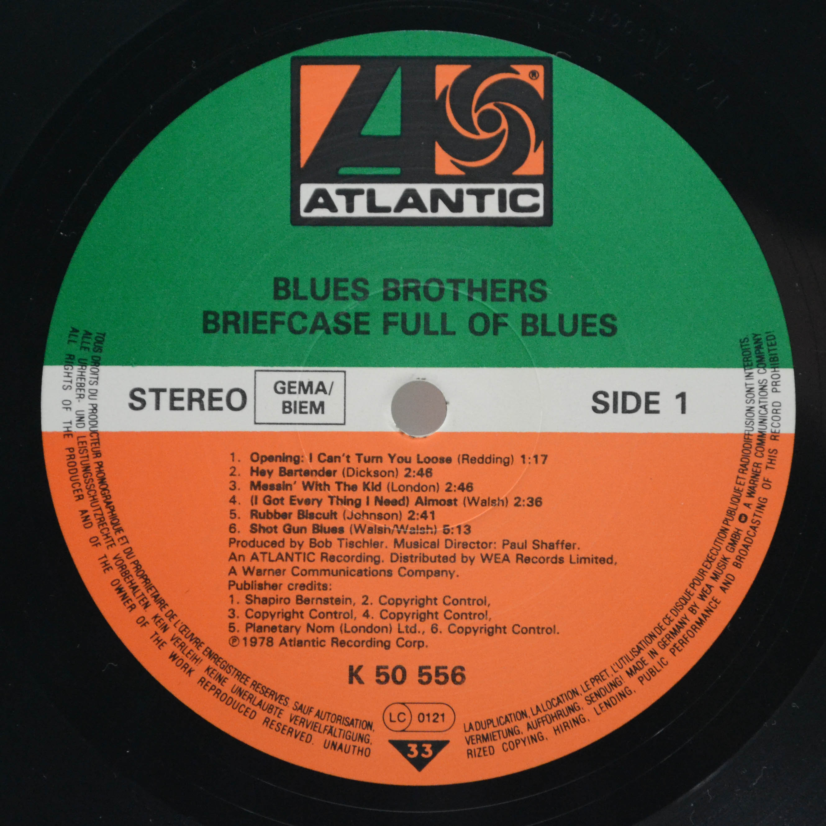 Blues Brothers — Briefcase Full Of Blues, 1978